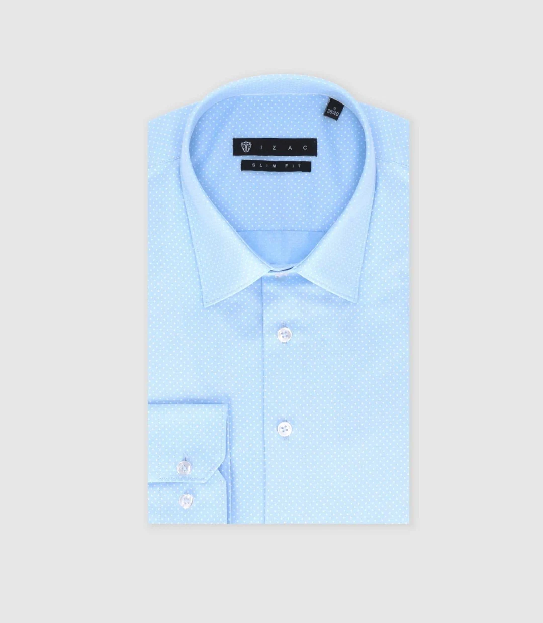 IZAC - Chemise ville imprimé bleu ciel ''Tifast002''