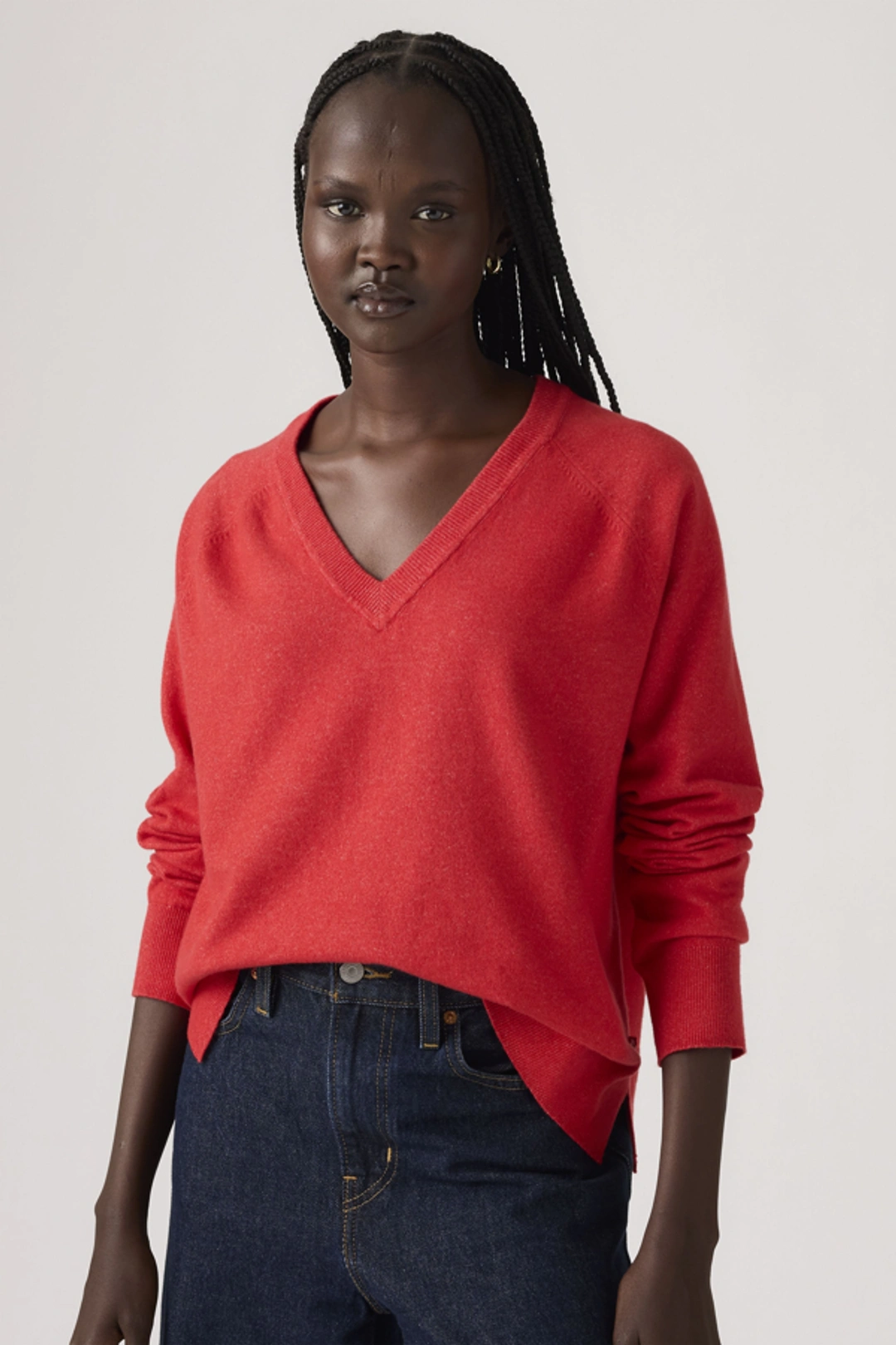 Levi's Cardigan Col V Supersoft - Femme - Noir / Anthracite Night - 2XS