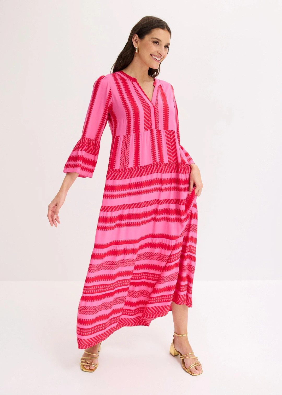 Robe longue en viscose fluide - 2