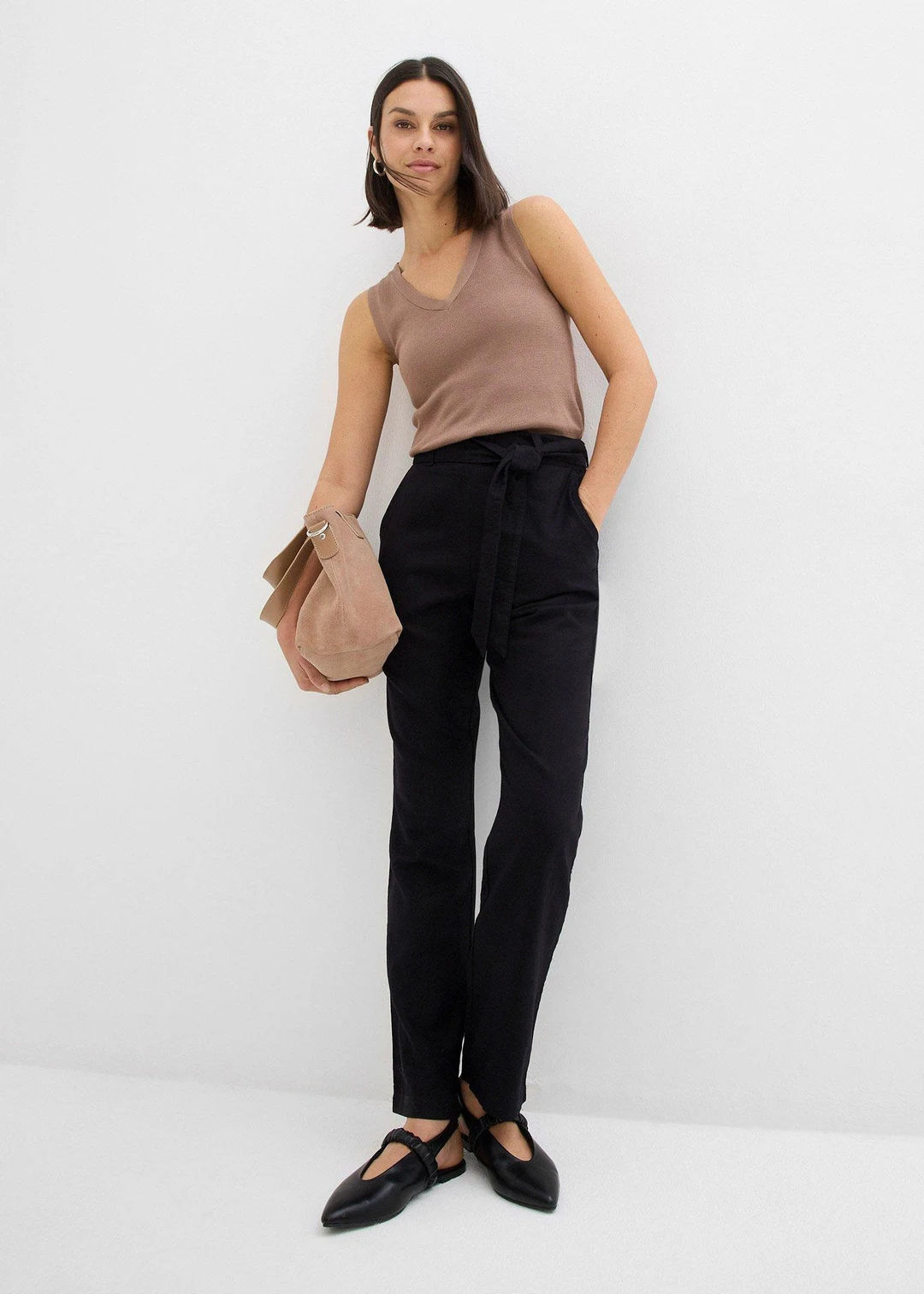 Pantalon léger à taille élastiquée - 2