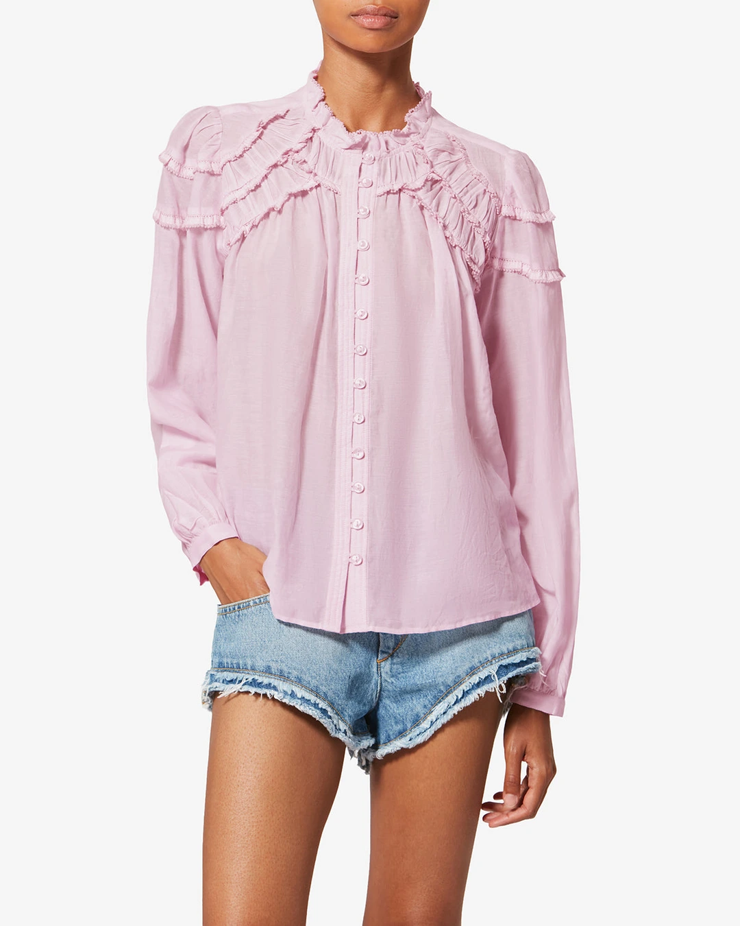 Blouse Christa - Femme - Noir - Taille 42 - Marant Étoile - 5