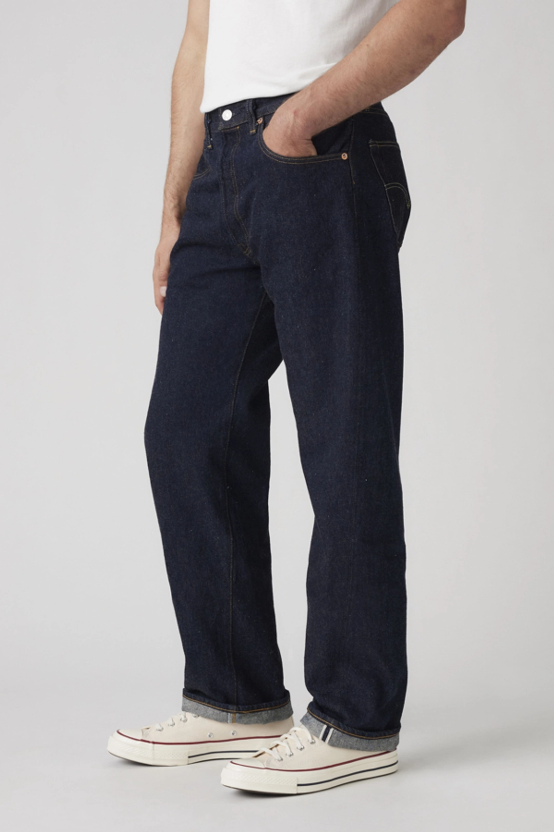 Levi's Vintage Clothing Jean 501 1955 - Homme - Bleu / Organic Rigid 1955 - 38X34 - 2