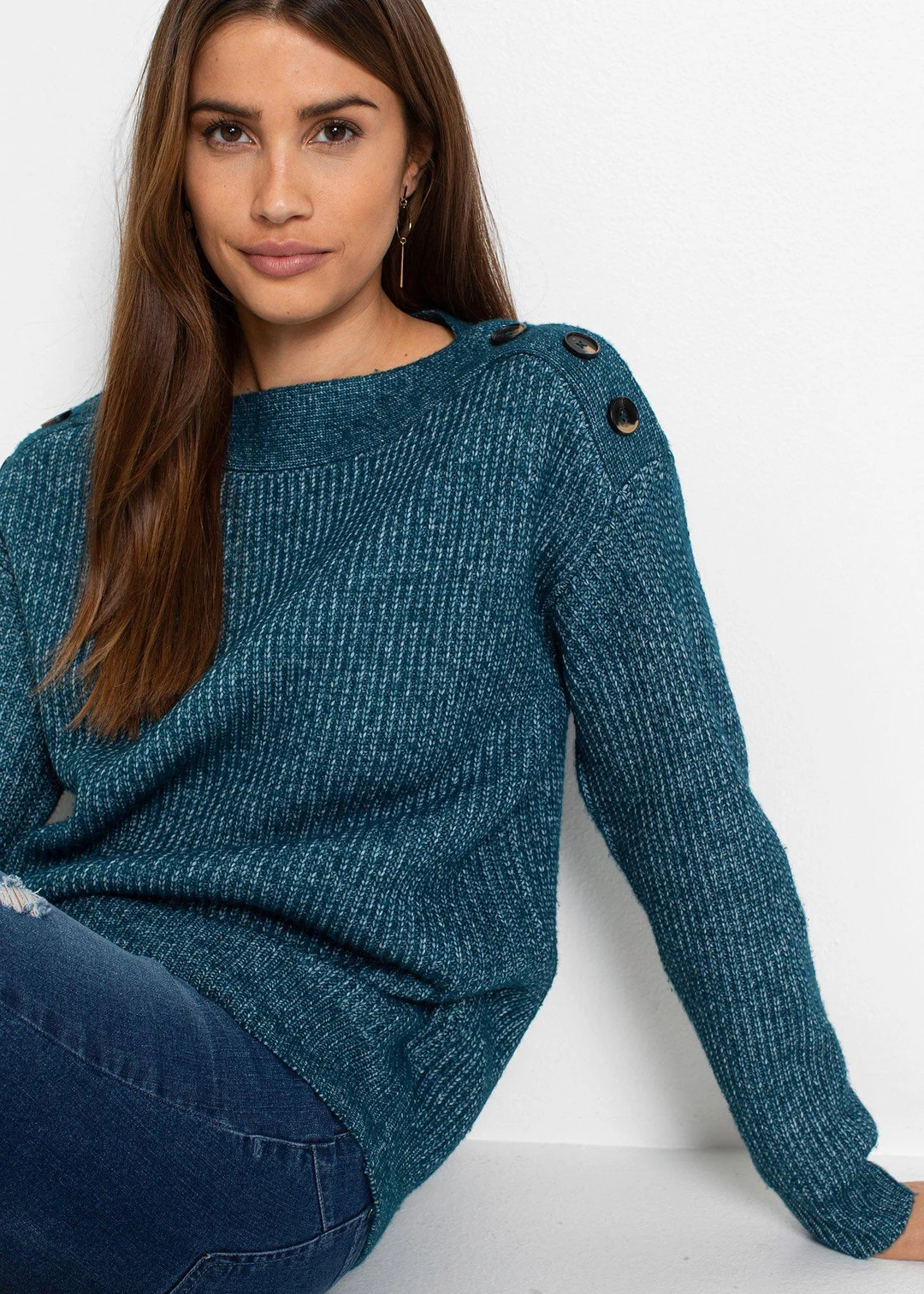 Pull oversize à boutons - 3