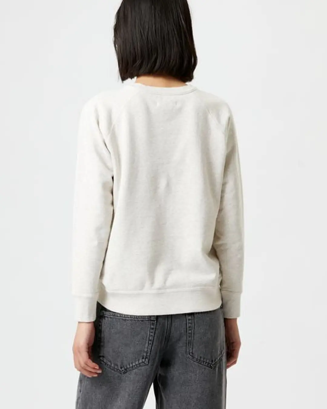 Sweatshirt Logo Milly - Femme - Écru - Taille 34 - Marant Étoile - 3