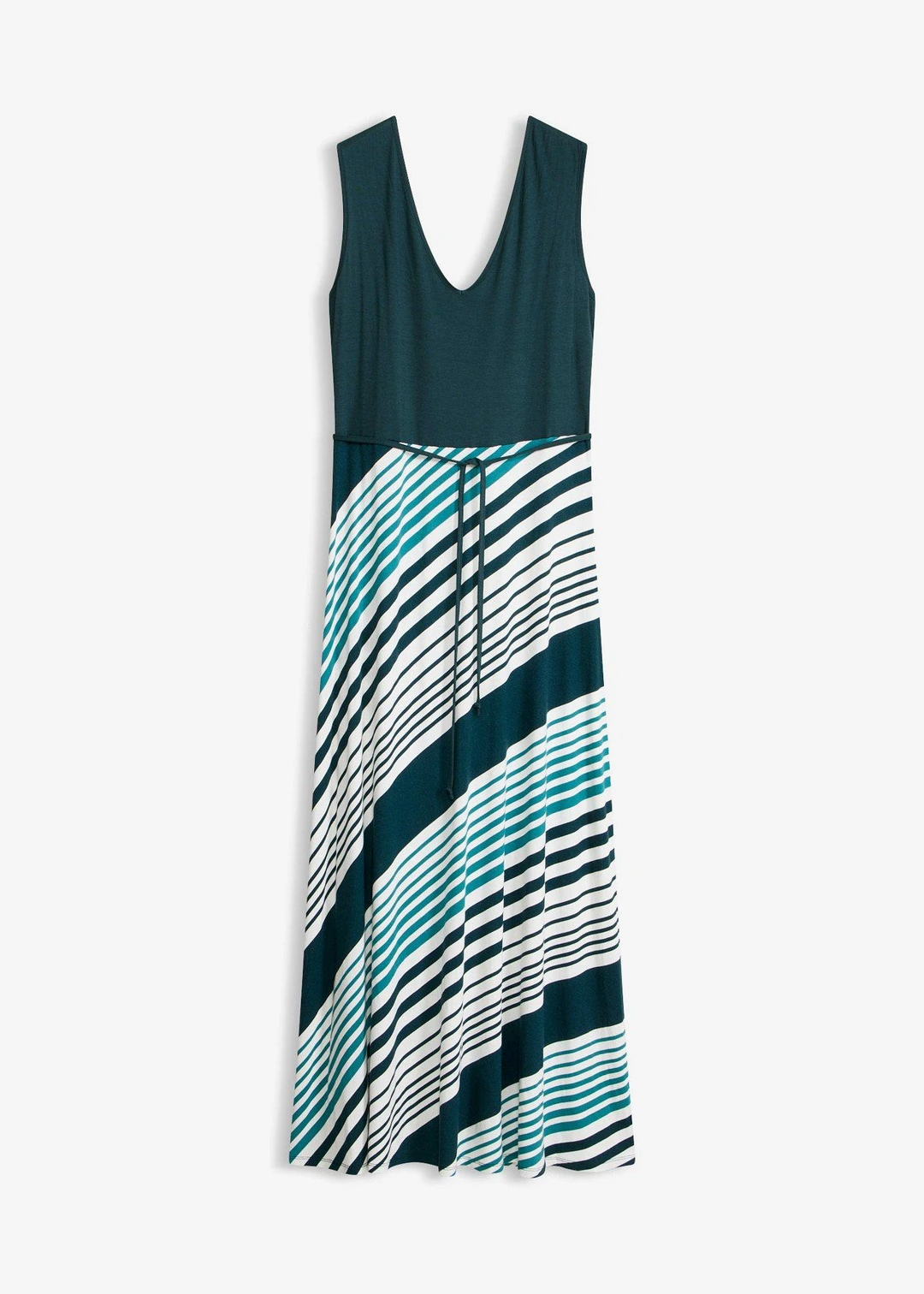 Robe longue et douce en viscose extensible