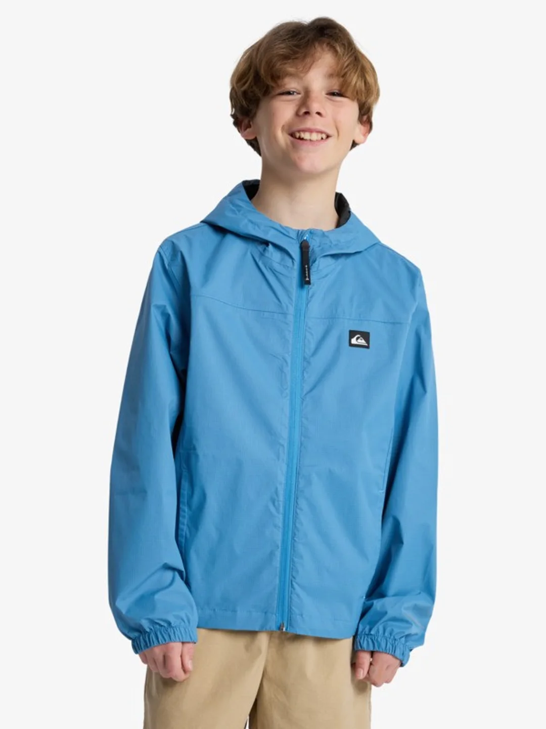 Overcast 3K Tape - Veste imperméable à capuche pour Garçon 8-16 ans Noir