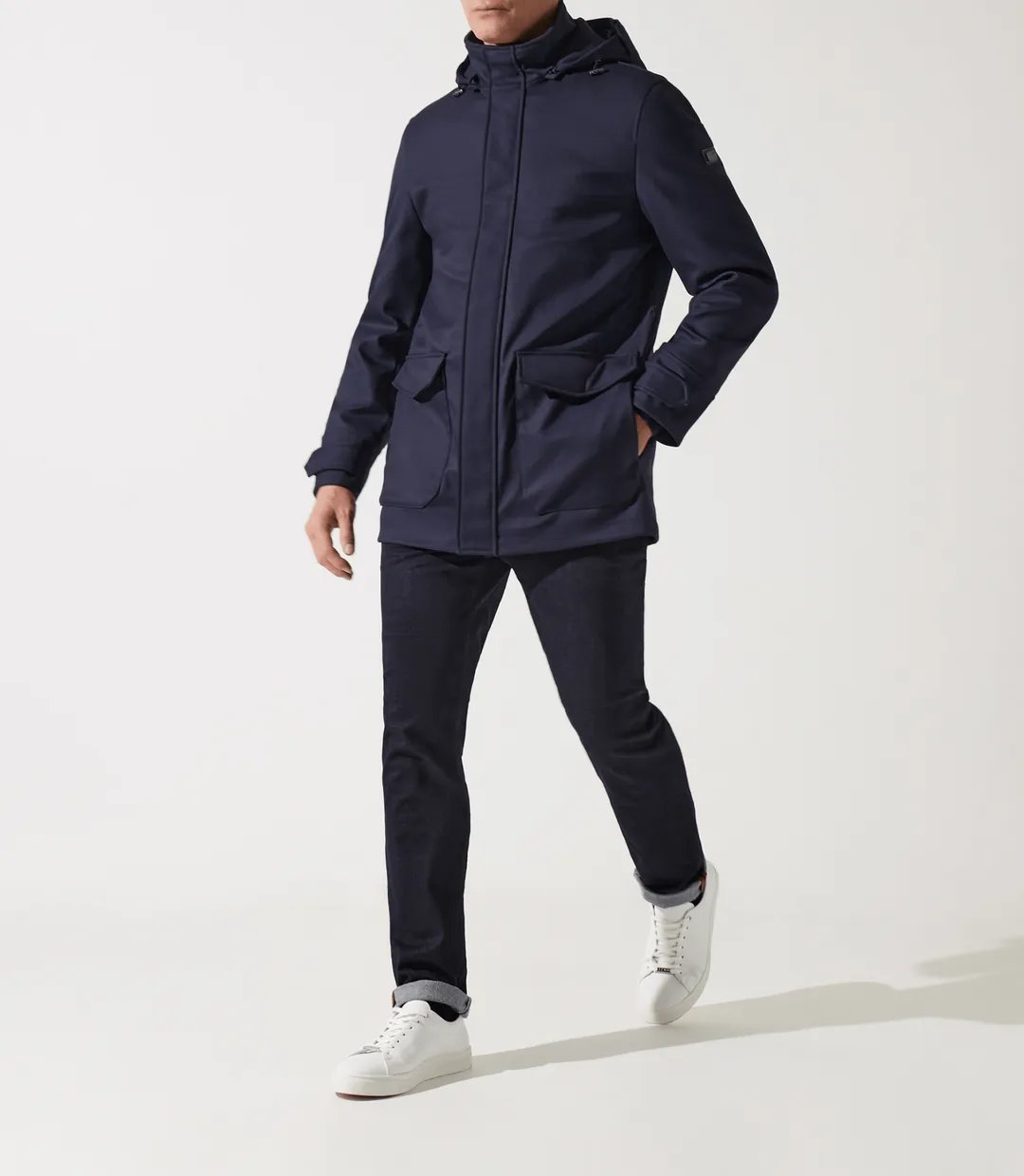 IZAC - Manteau léger technique marine INDIANA