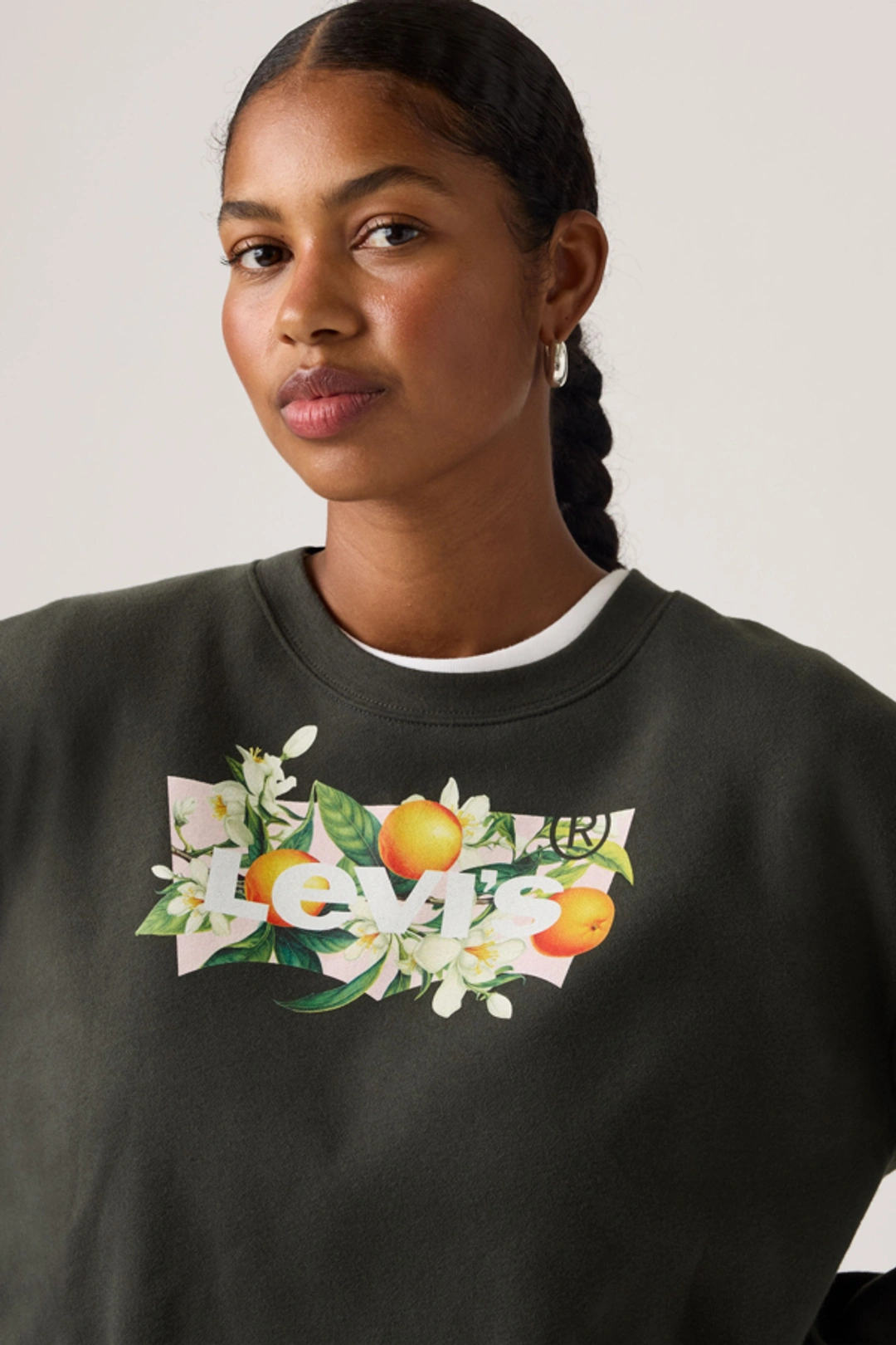 Levi's Sweat Shirt Graphique Col Rond Everyday - Femme - Blanc / Everyday Crew Core Batwing White+ - XS - 2