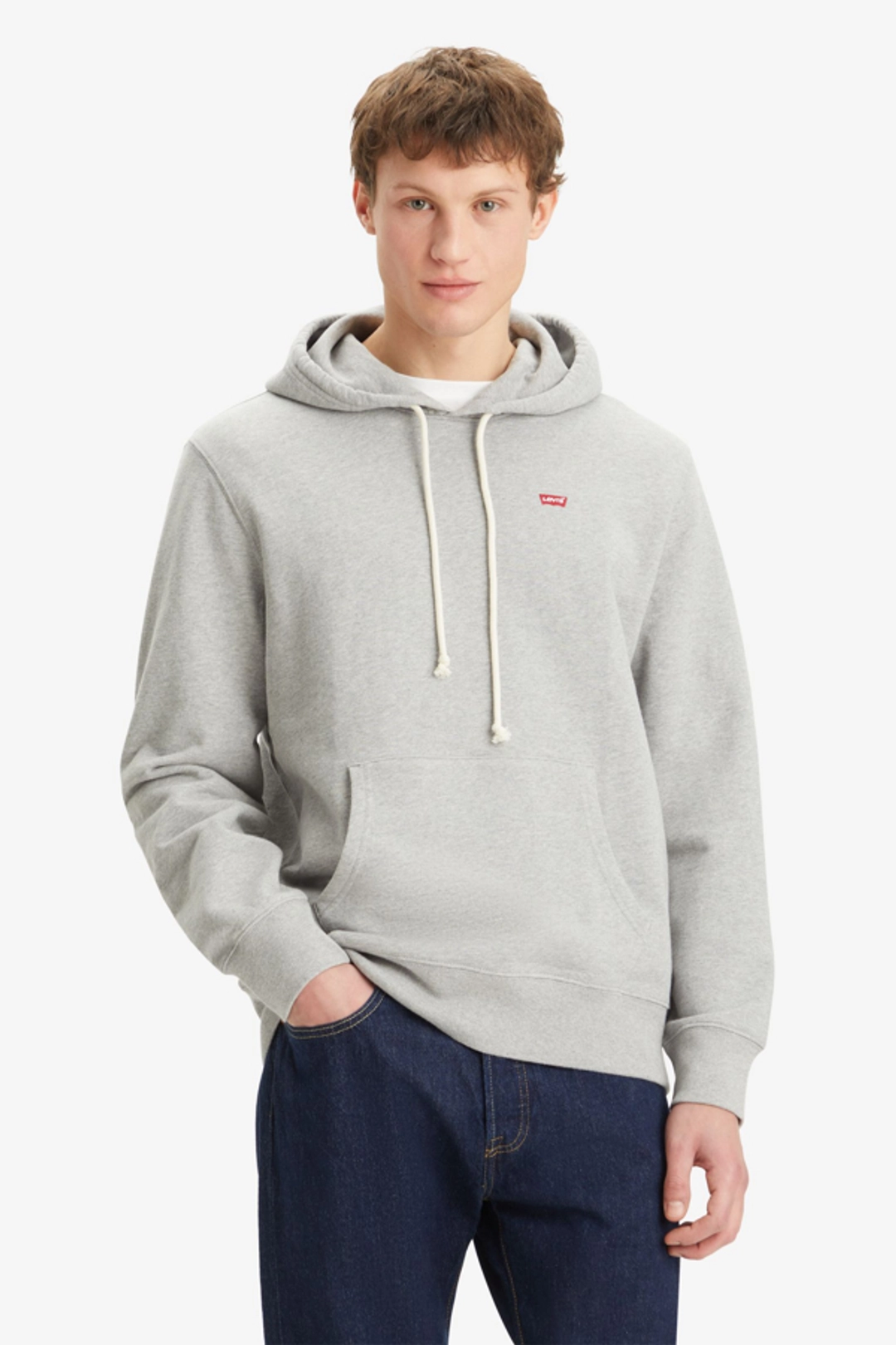 Levi's Sweat À Capuche Original Housemark - Homme - Gris / Mid Tone Grey Heather - 2XL - 2