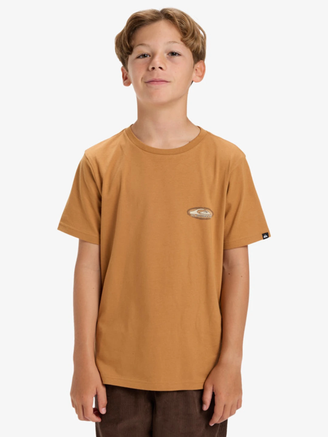Evo Border Lines - T-Shirt à manches courtes pour Garçon 8-16 ans Blanc