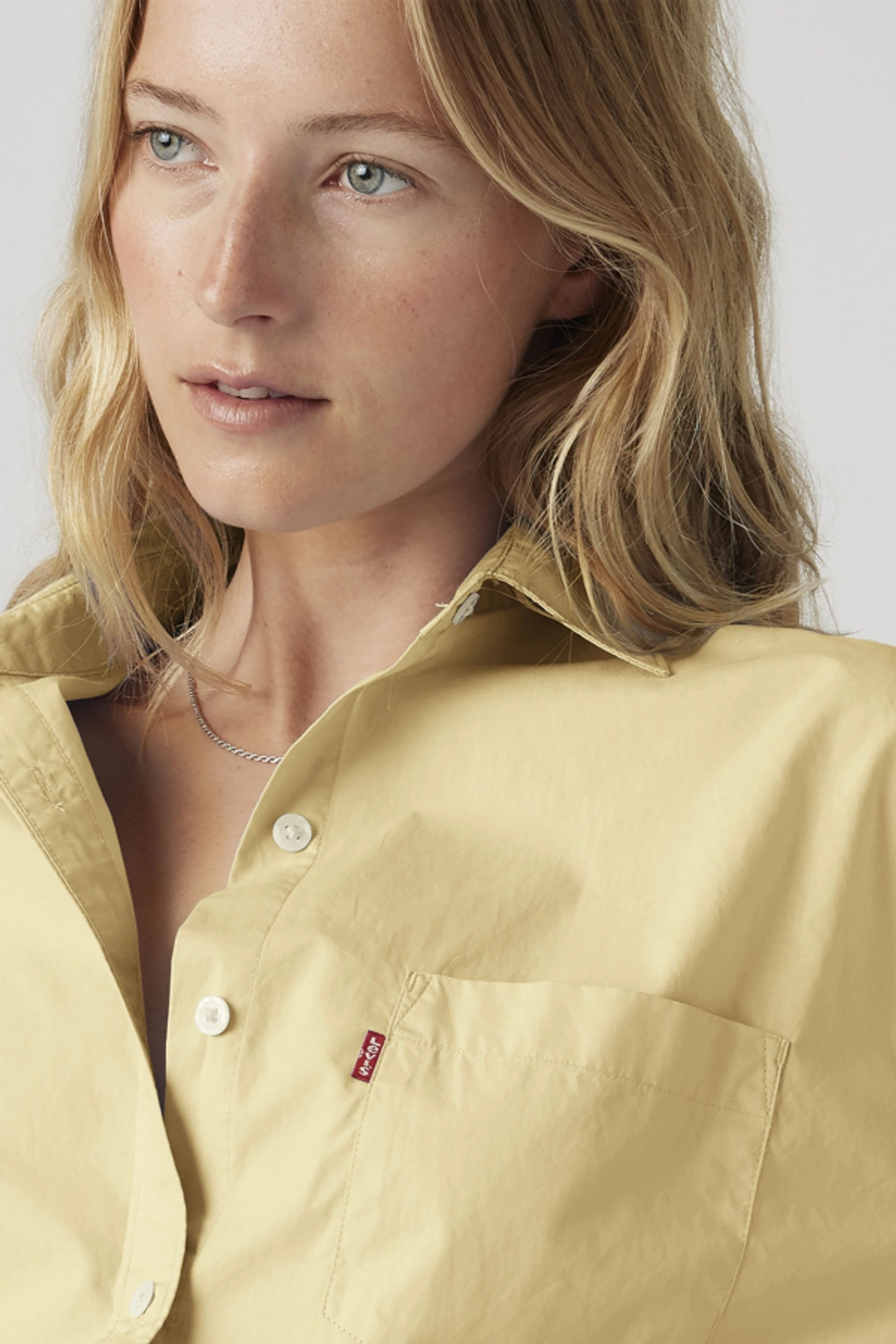 Levi's Chemise Harlie Boyfriend - Femme - Blanc / Bright White - 2XS - 2