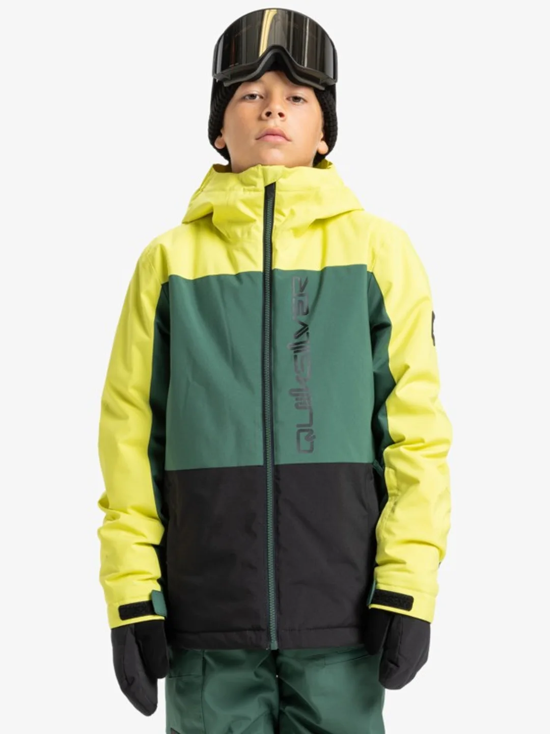Side Hit Block - Veste de snow technique pour Garçon 8-16 ans Noir