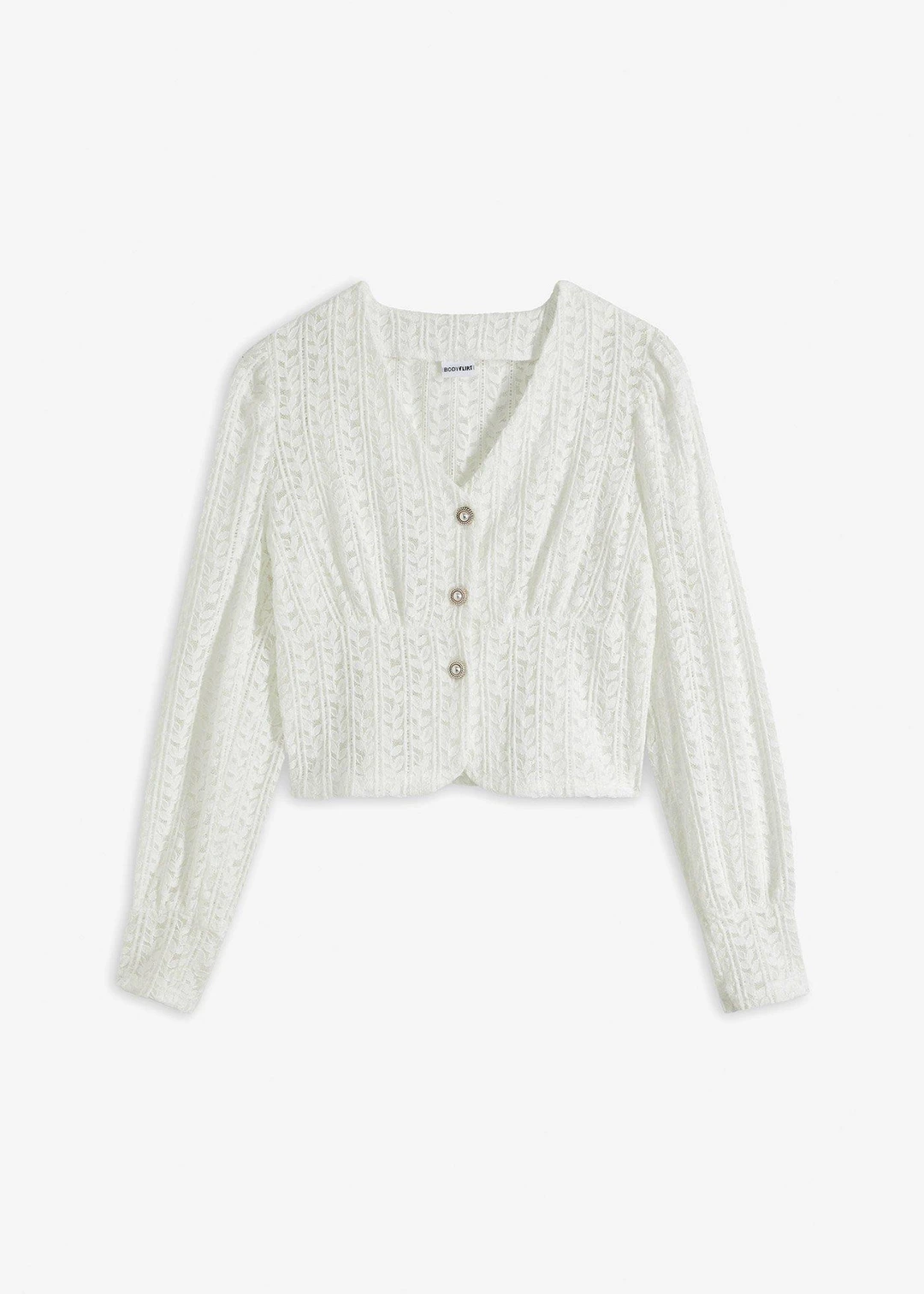 Gilet en maille avec boutons décoratifs