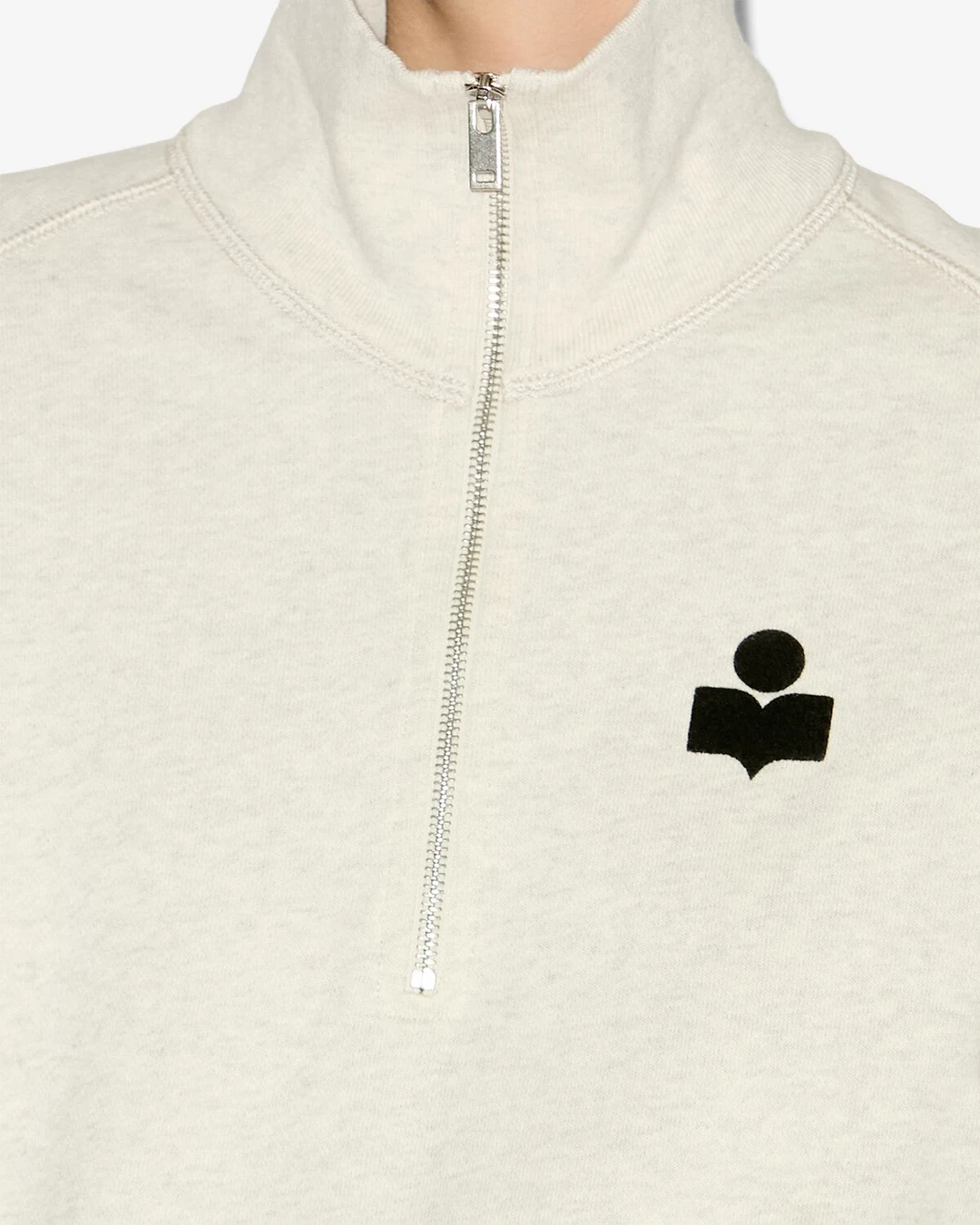 Sweatshirt Ross - Femme - Noir Délavé - Taille 36 - Marant Étoile
