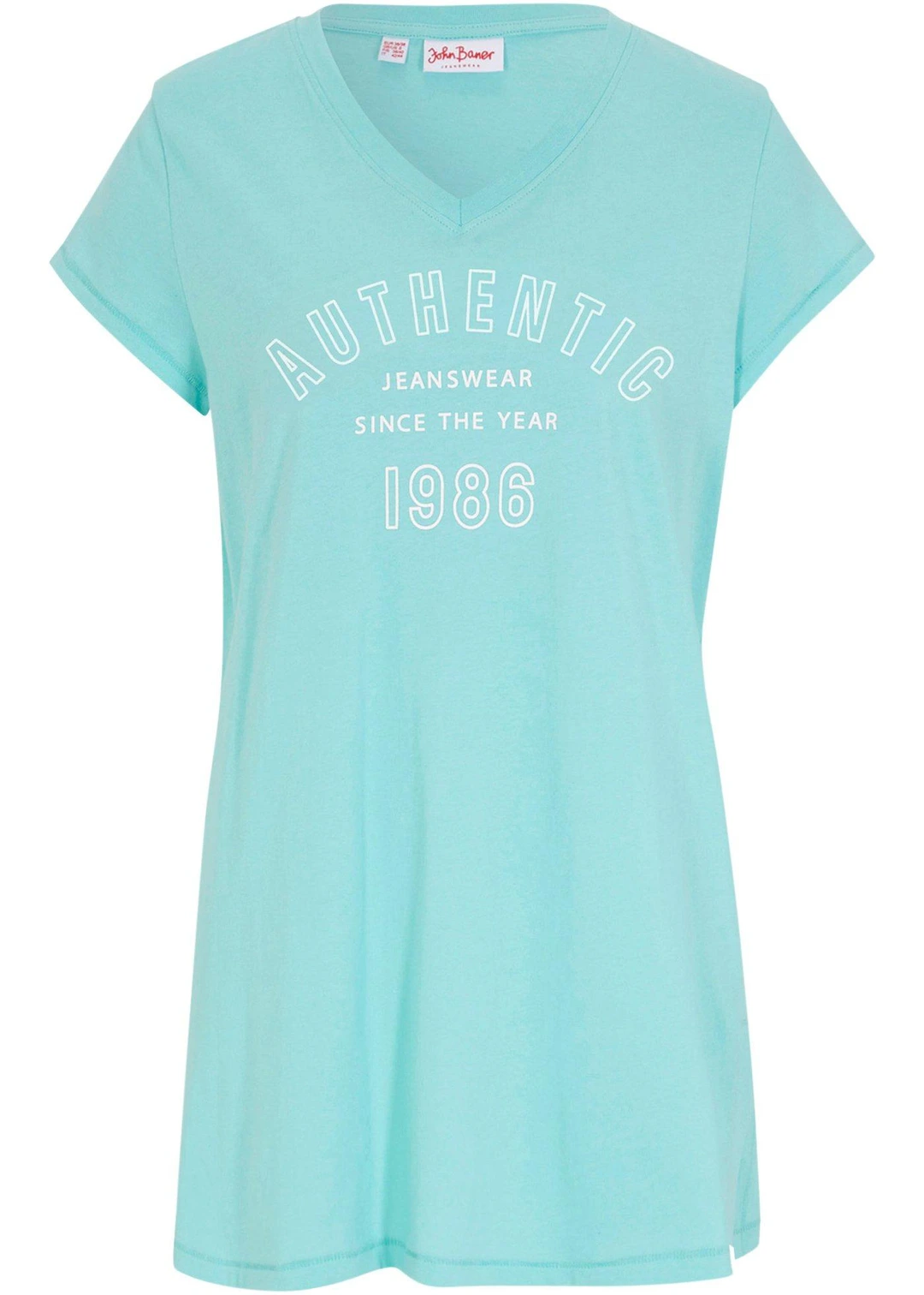 T-shirt long 100% coton