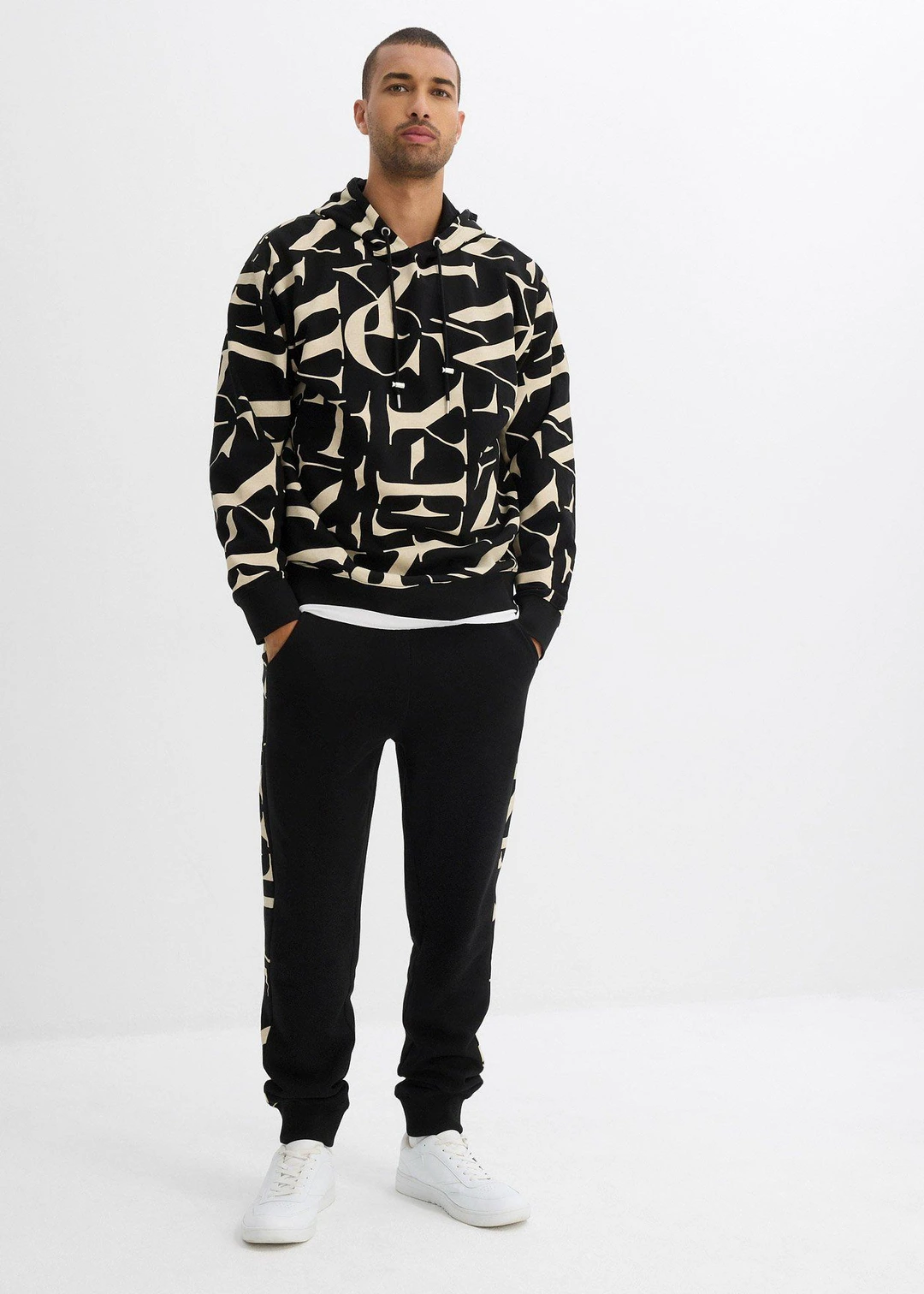 Sweat à capuche 100% coton, coupe loose - 2