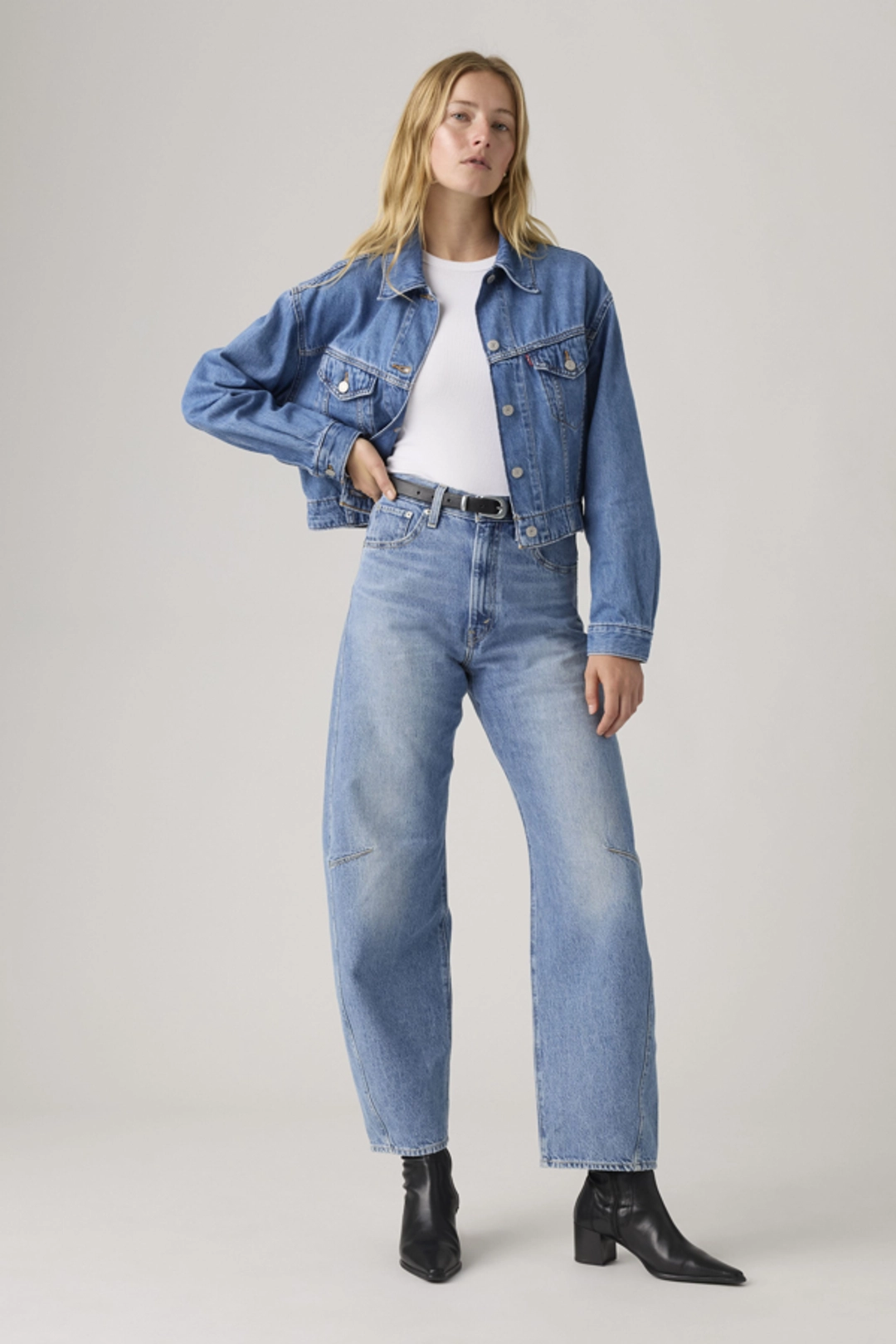 Levi's Jean Cinch Barrel - Femme - Bleu / Lift Up - 32X31