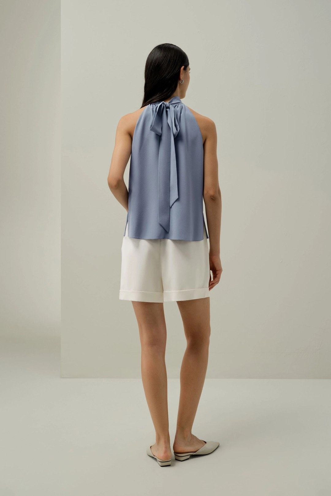 LILYSILK Shorts Soie Lilysilk X Lydia Millen Short Monaco Pure Soie Soie Infroissable Blanc Naturel 46