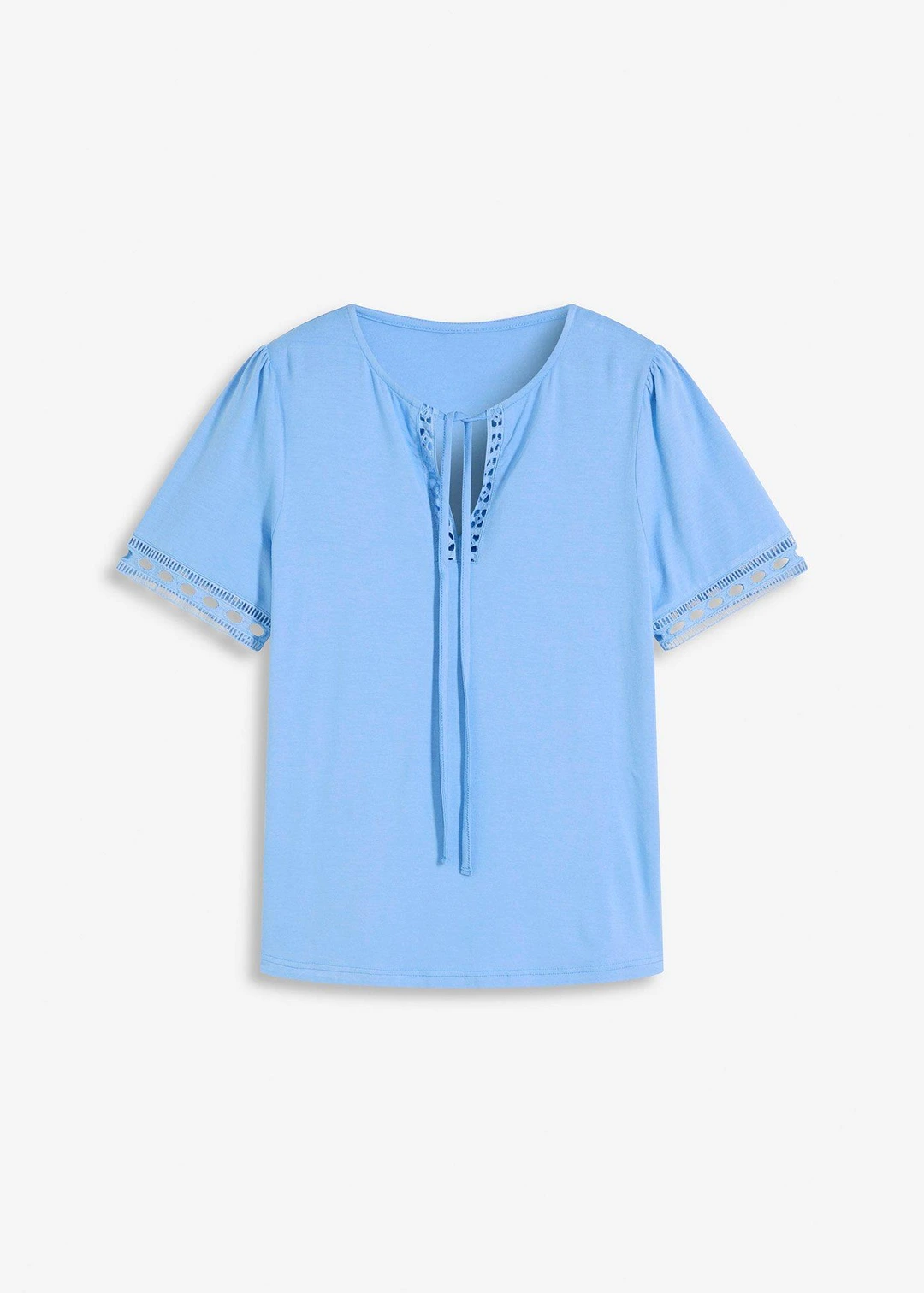 T-shirt tunique avec dentelle