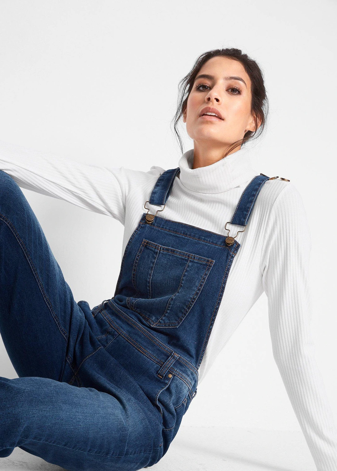 Salopette en jean boyfriend