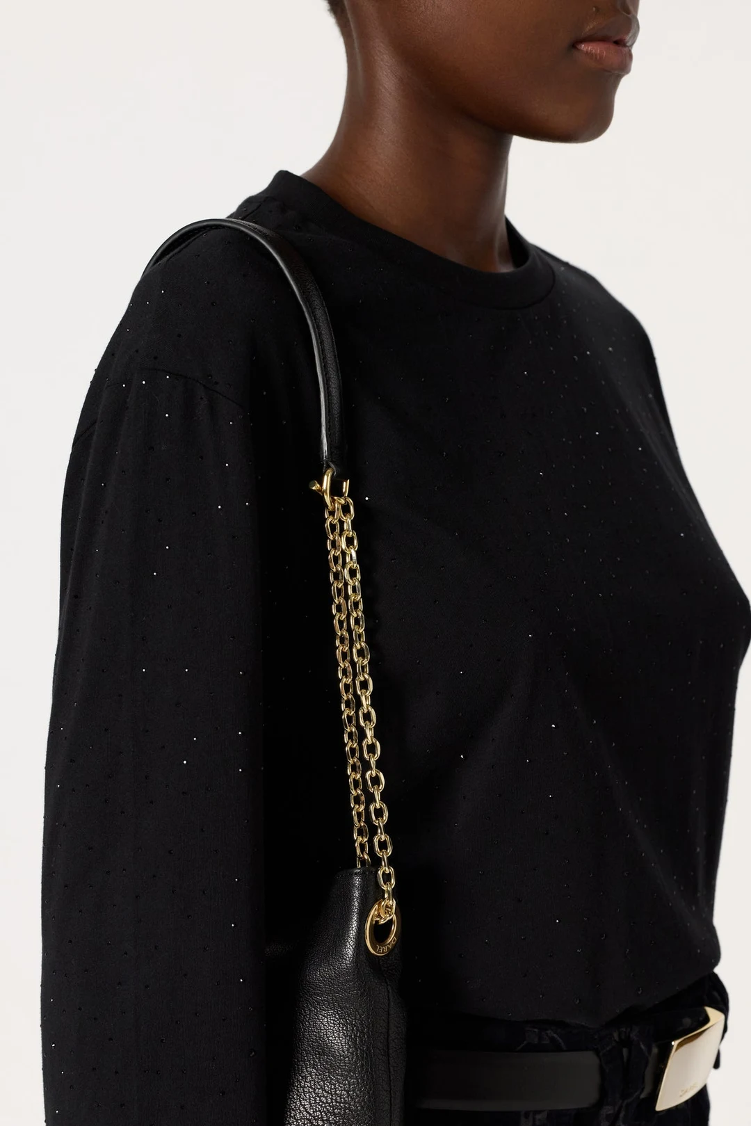 T-shirt en coton à paillettes - HERMINE - Ecru - 3