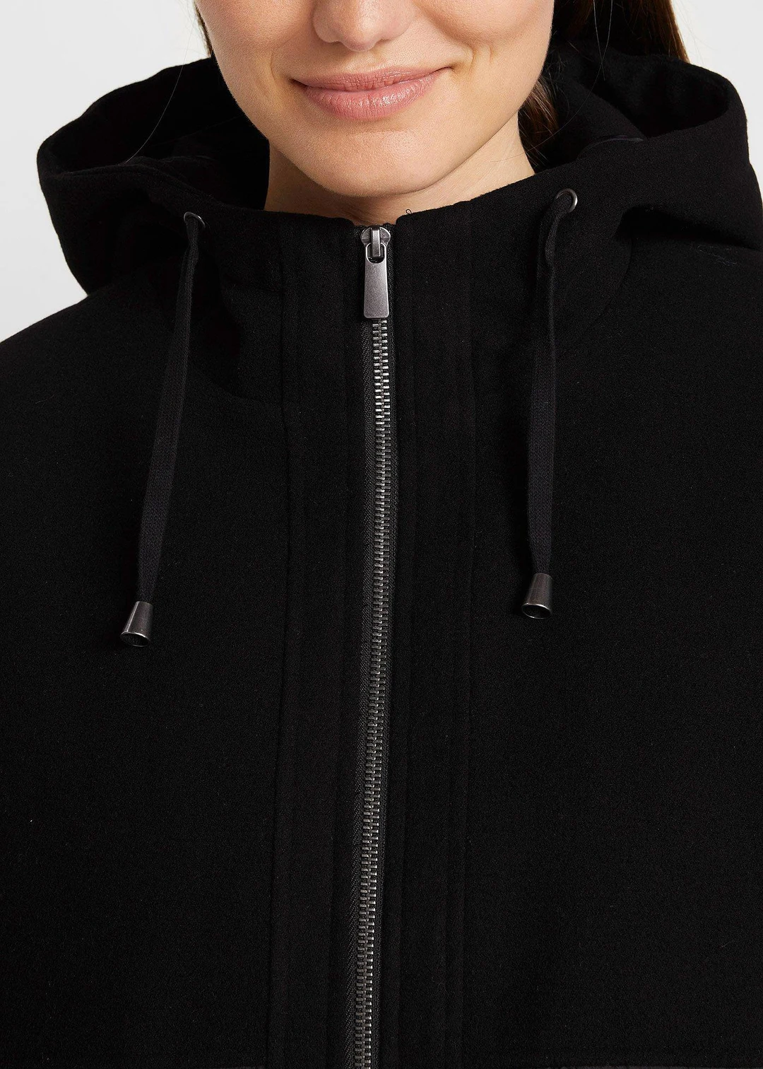 Manteau bi-matière
