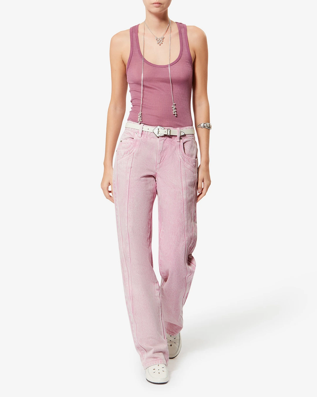 Pantalon Jaylis - Femme - Bleu Clair - Taille 42 - Marant Étoile - 4