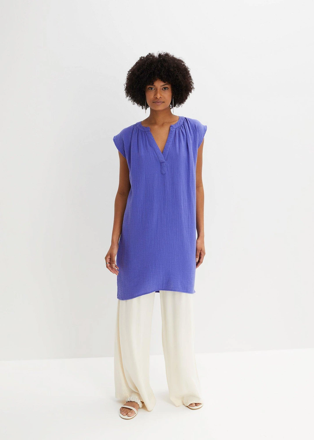 Robe courte 100% coton - 2