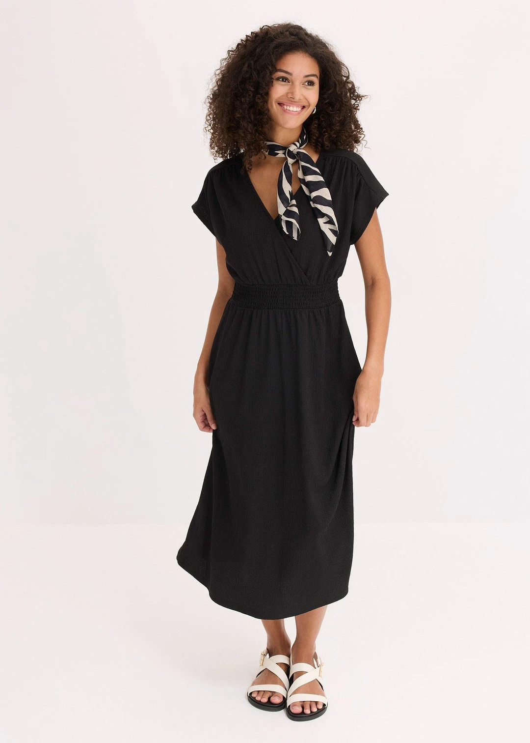 Robe en jersey crêpe aérien - 2