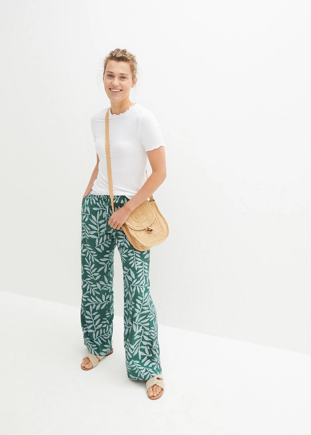 Pantalon palazzo en viscose - 2