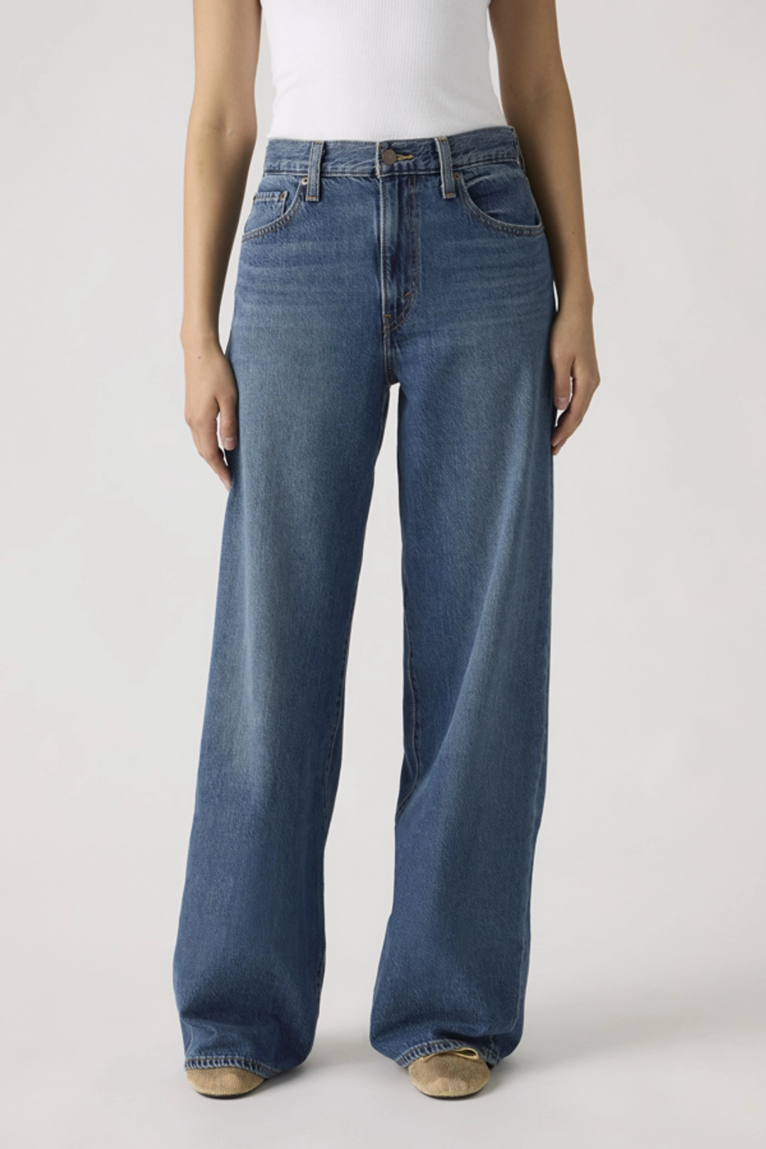 Levi's Jean Wide Leg Cinch - Femme - Marron / Hot Fudge - 32X31 - 2