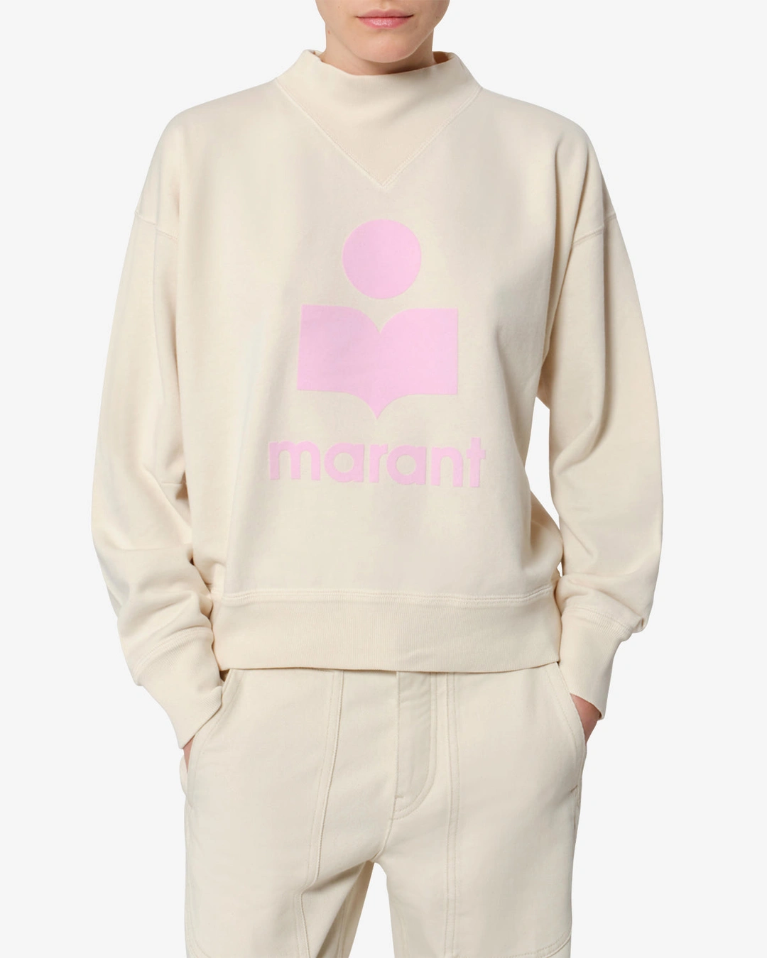 Sweat Shirt Moby - Femme - Bubblegum-bordeaux - Taille 42 - Marant Étoile - 5