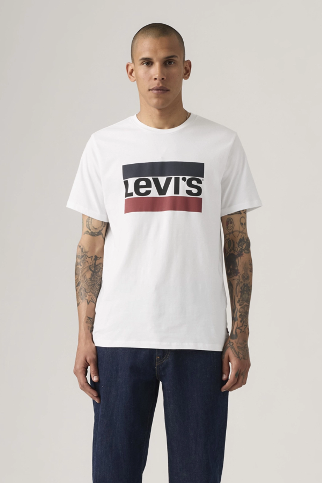 Levi's T Shirt Graphique Sportswear - Homme - Noir / Stonewashed Black - 2XL - 2
