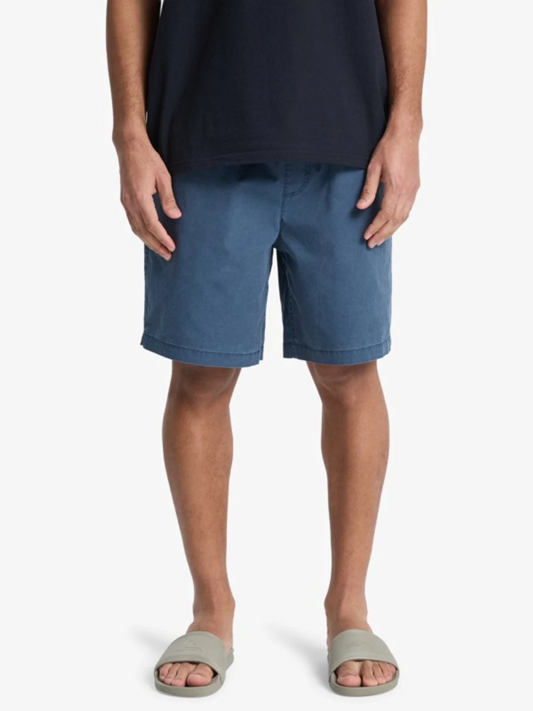 Taxer 19" - Short taille élastique pour Homme Noir