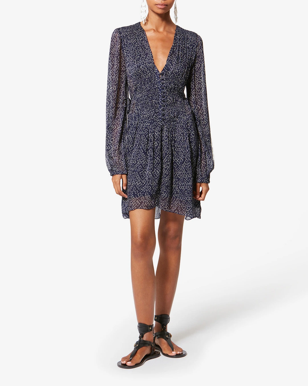 Robe Loriena - Femme - Nuit - Taille 42 - Marant Étoile - 4
