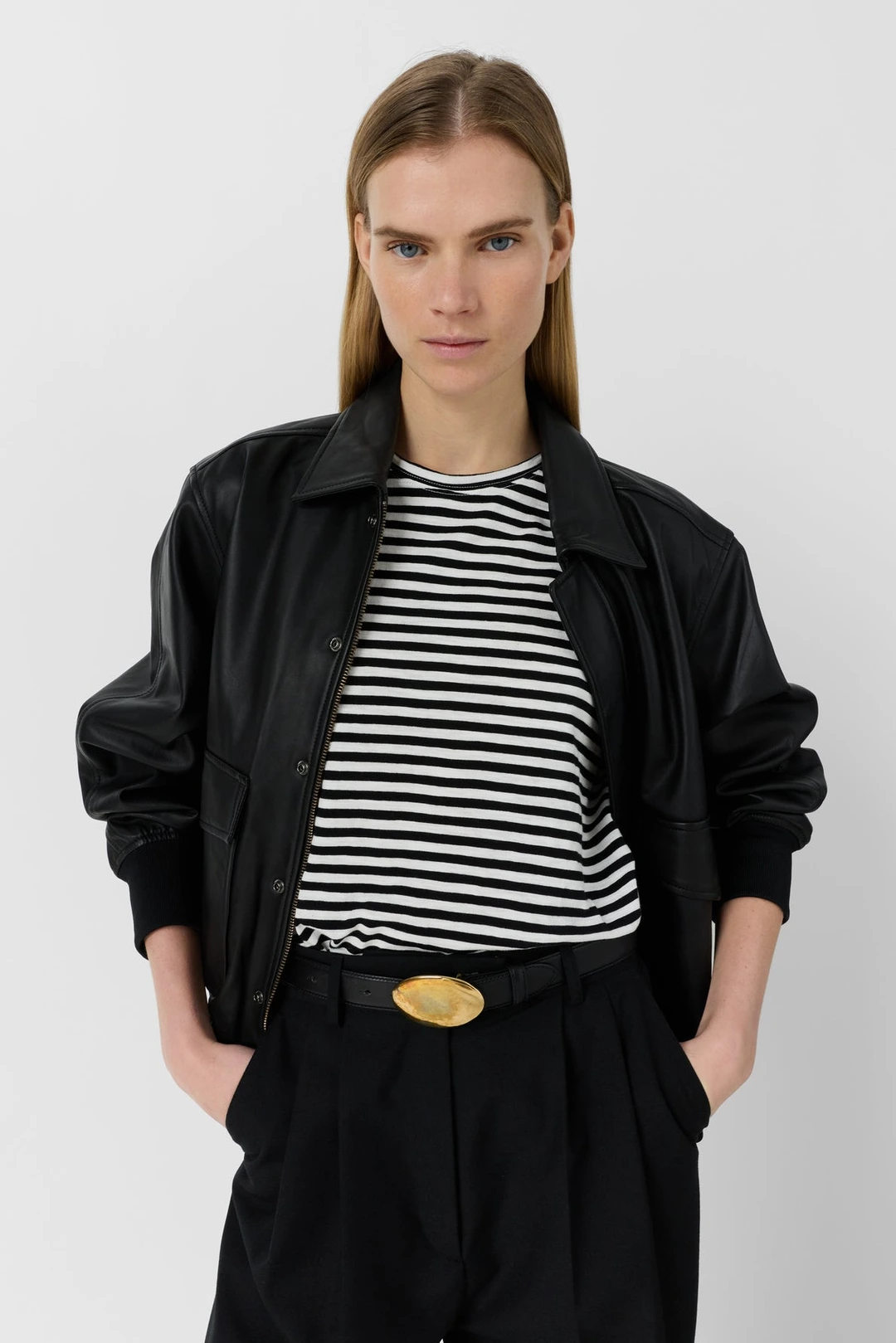 T-shirt à rayures - MAYANE - Blanc - 2