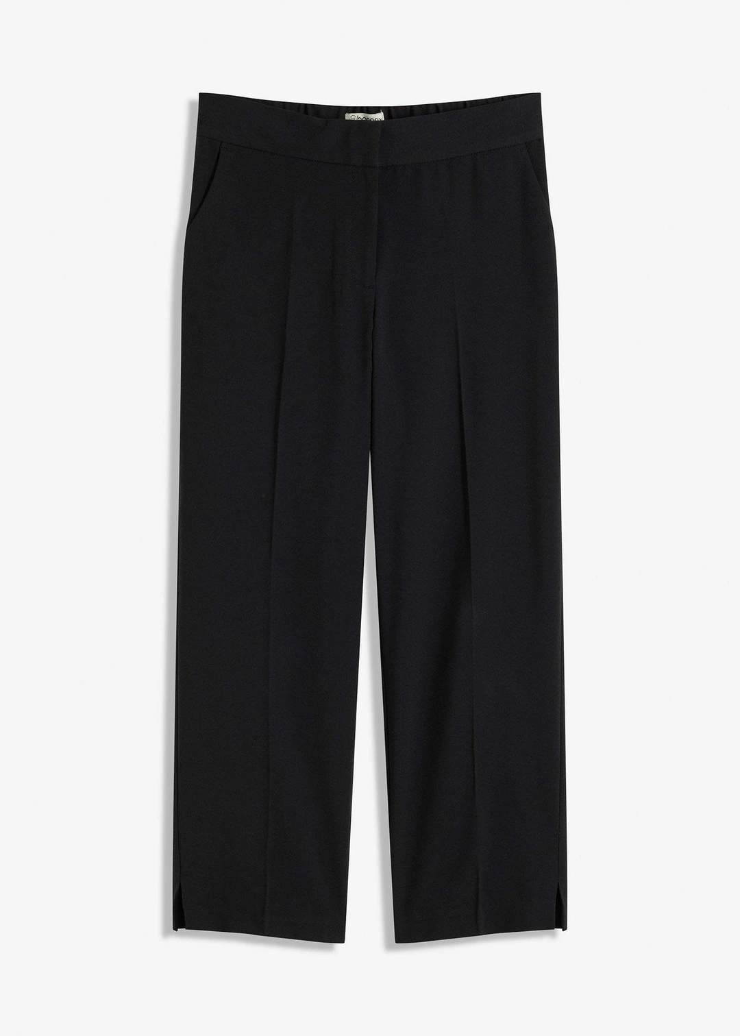 Pantalon 3/4 droit, fendu en bas