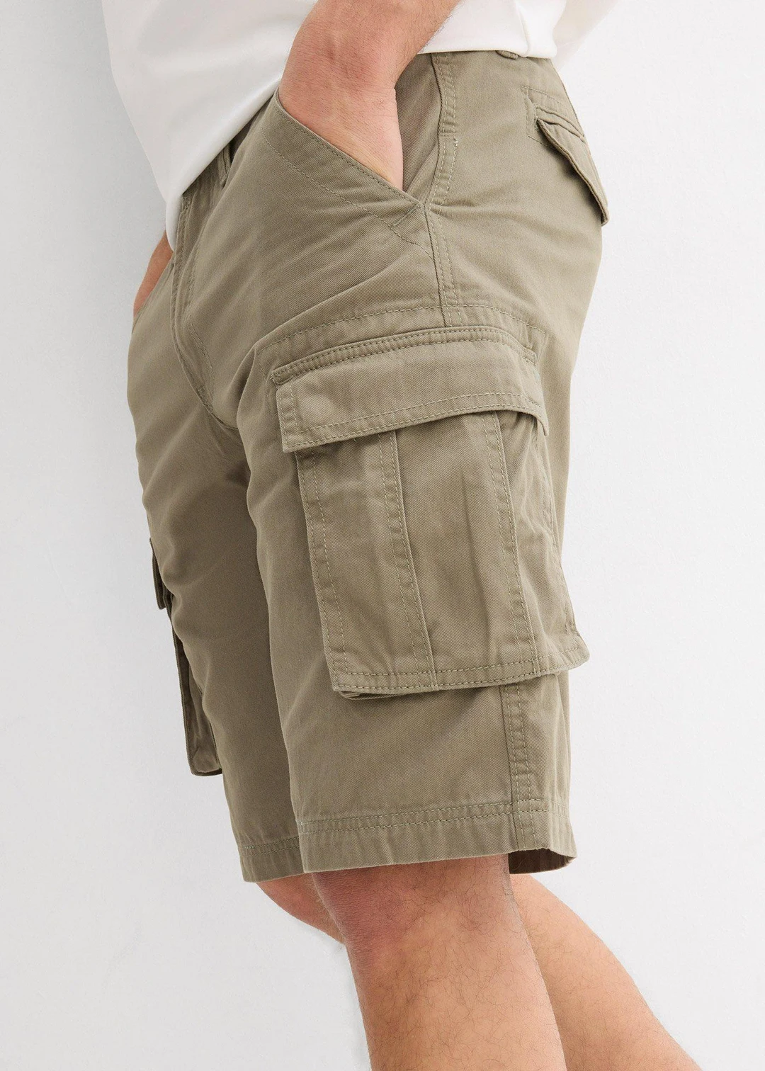Bermuda cargo 100% coton, loose - 3