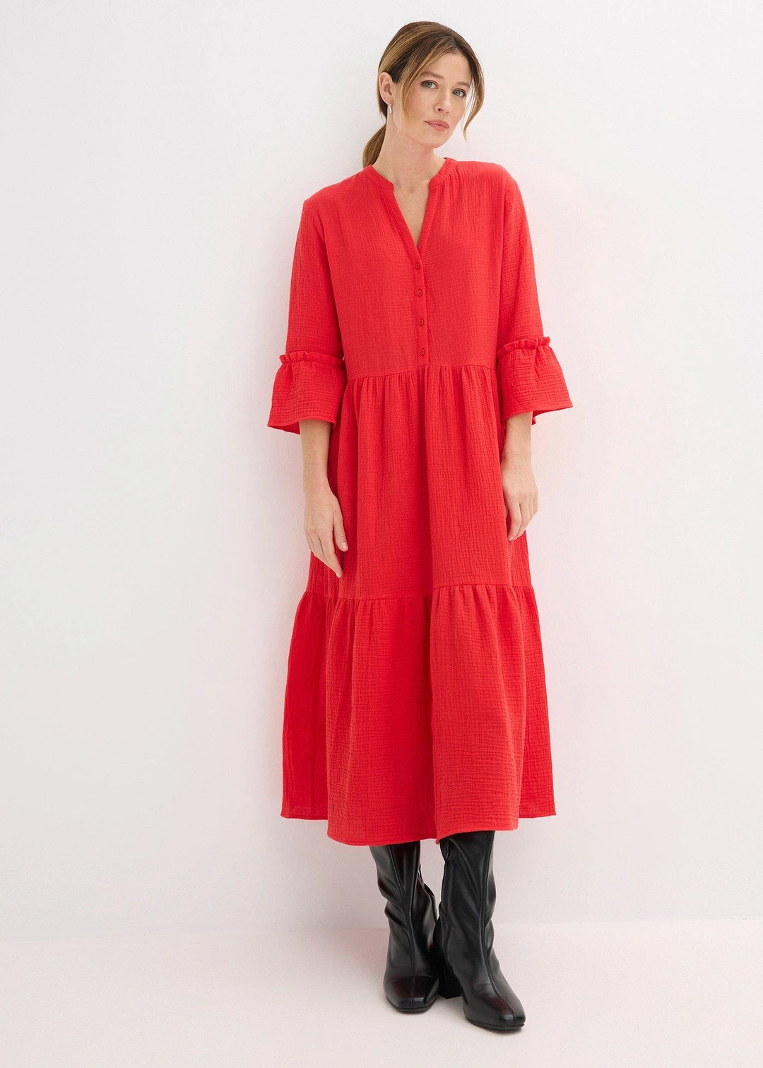 Robe longue en gaze de coton douce - 2