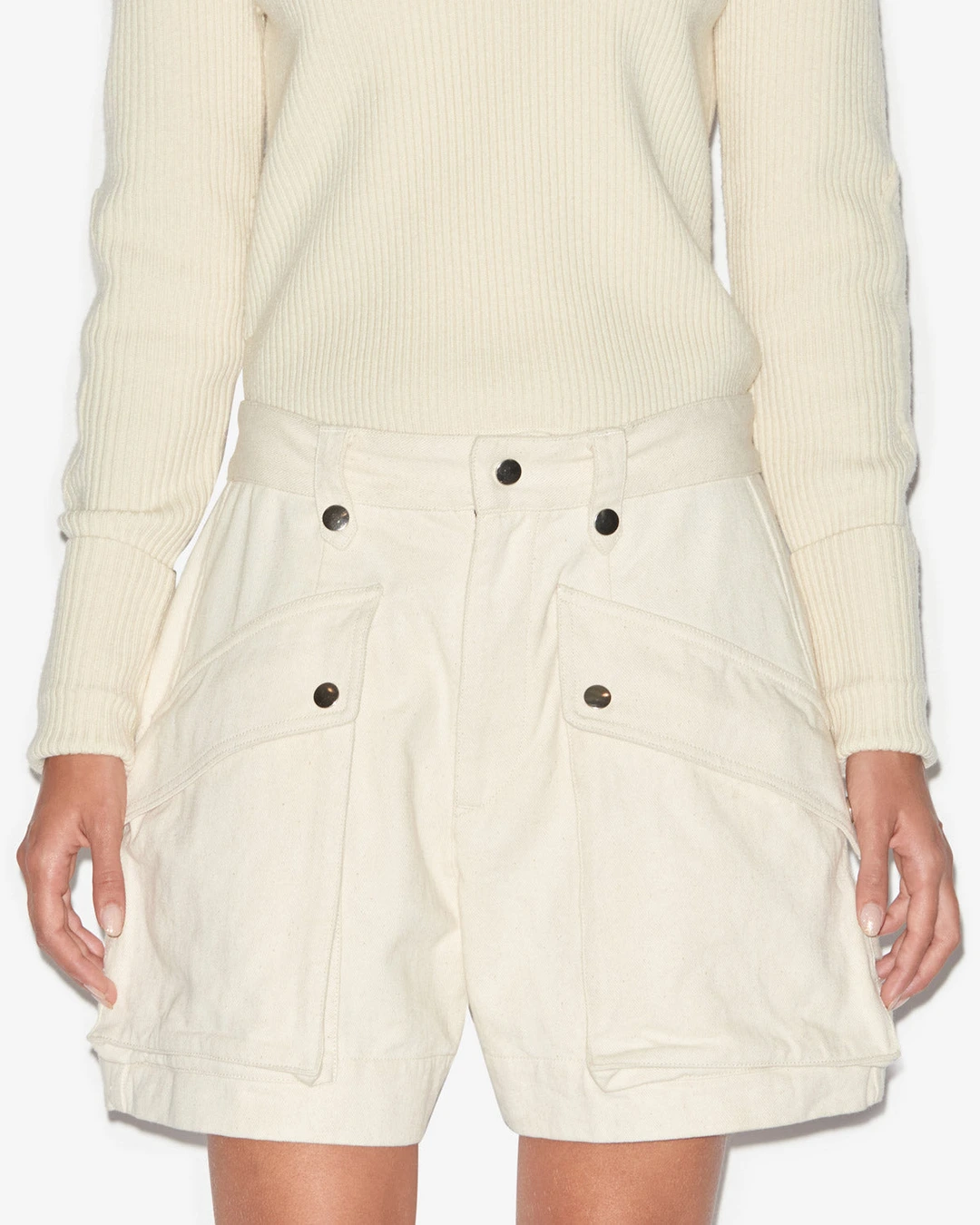 Short Jemmy - Femme - Écru - Taille 40 - Marant Étoile - 5