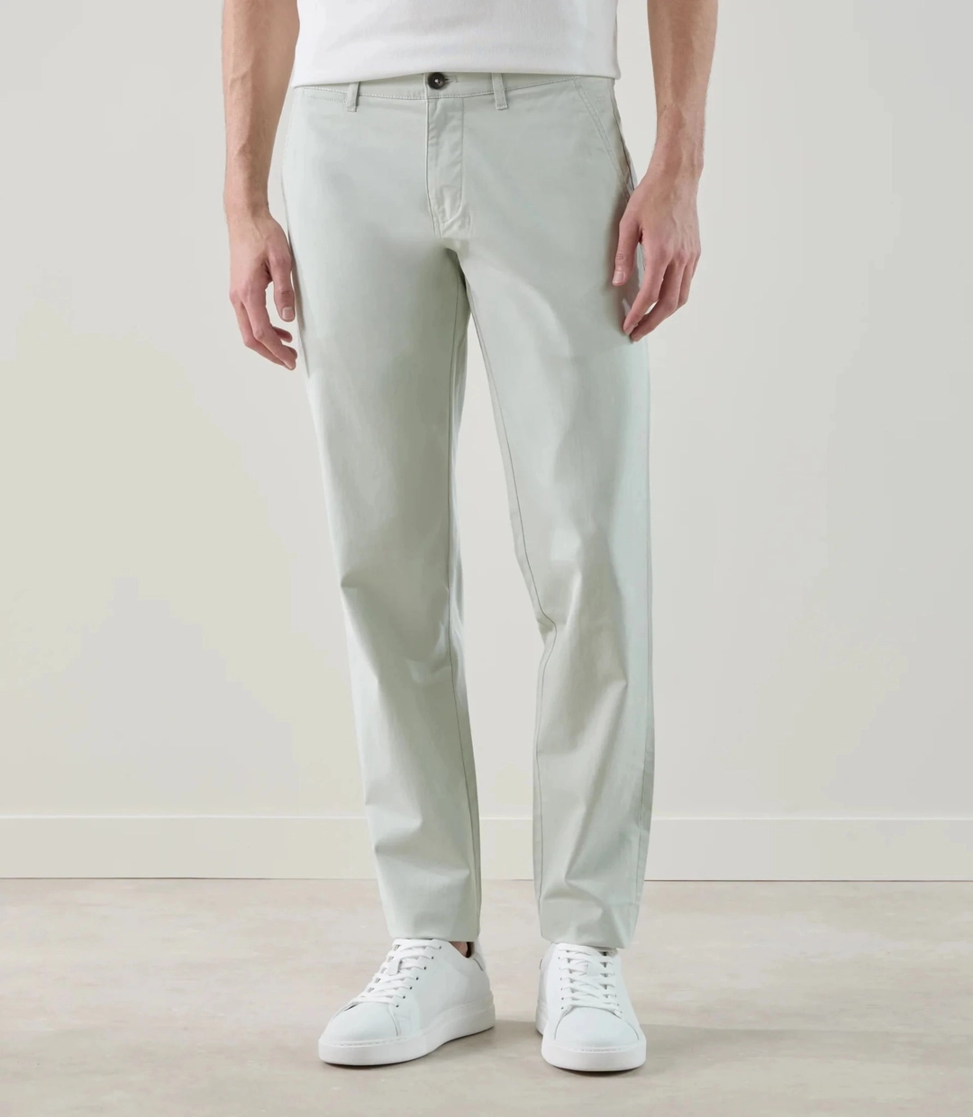 IZAC - Pantalon chino vert clair