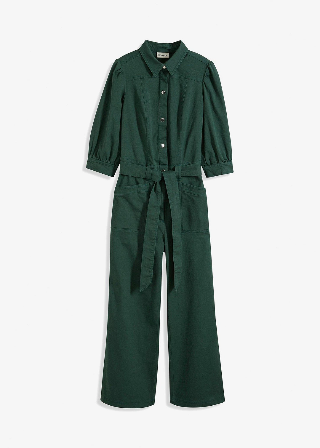 Combinaison style utility, manches bouffantes