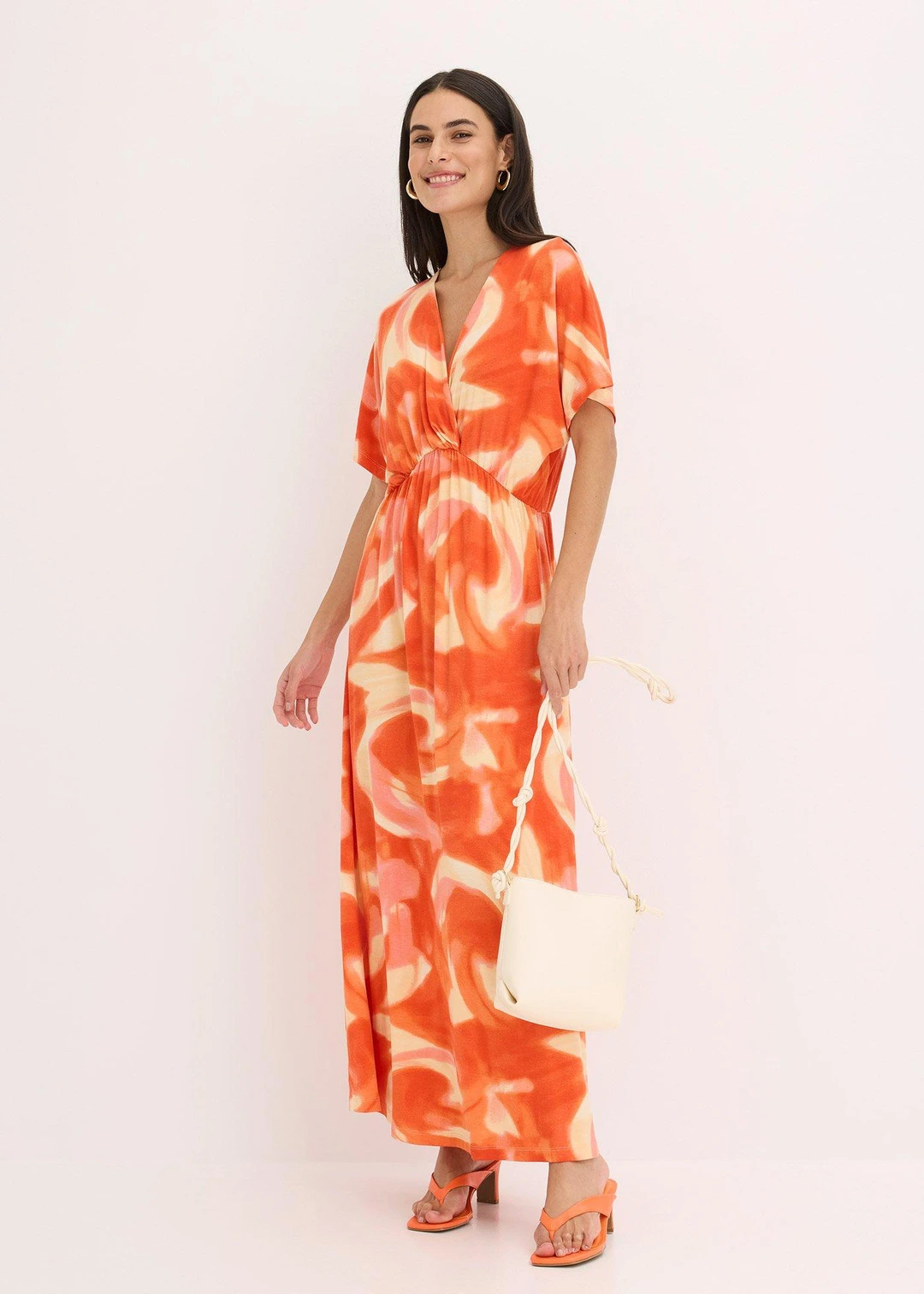 Robe longue à imprimé batik, en viscose douce et extensible - 2
