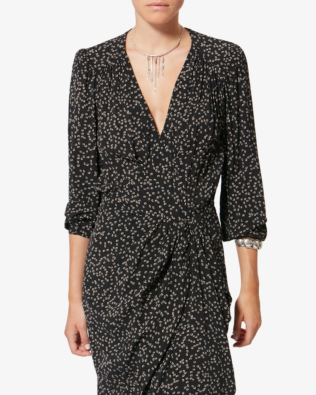 Robe Daylia - Femme - Noir - Taille 40 - Marant Étoile - 5