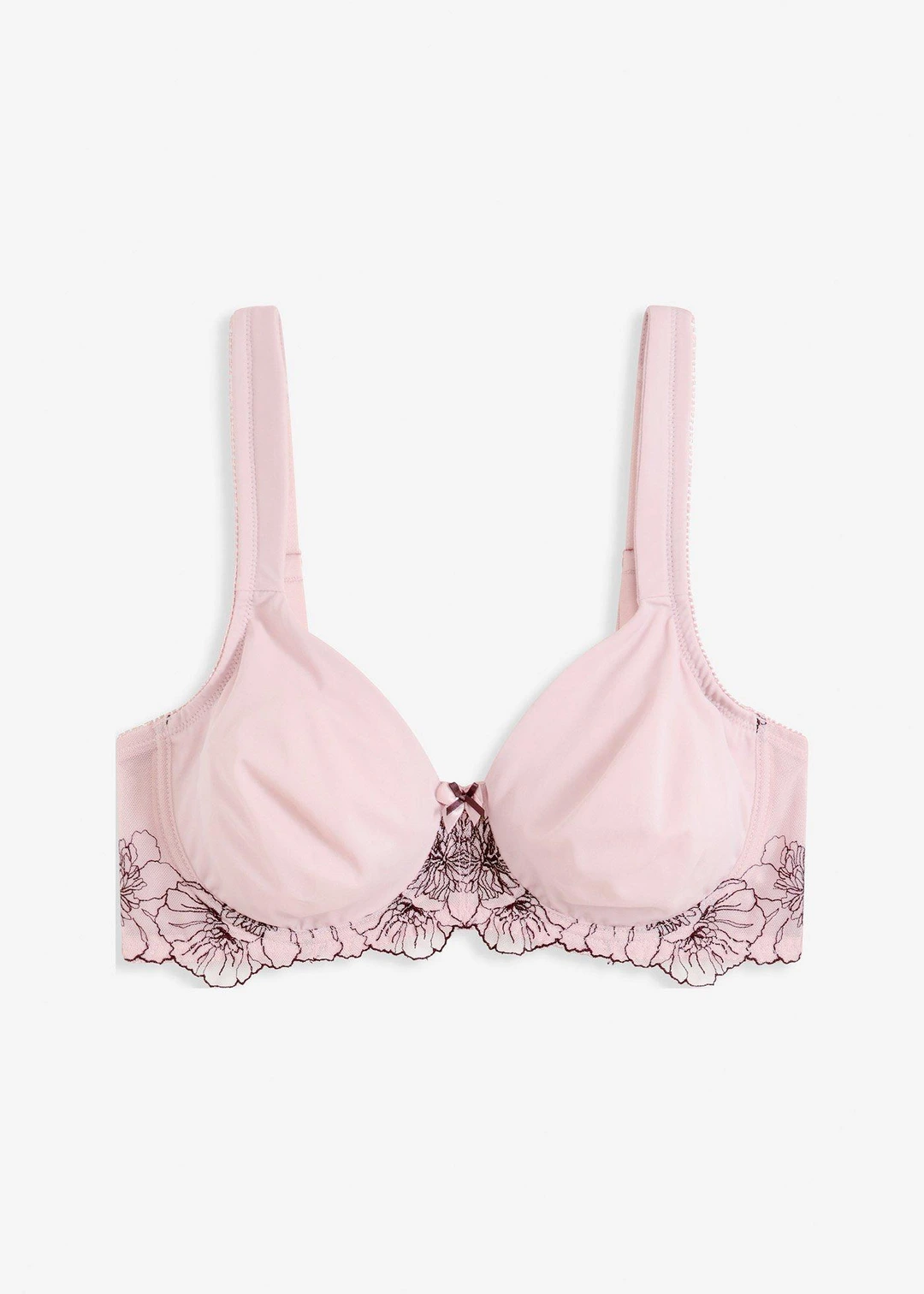 Soutien-gorge minimiseur à broderies