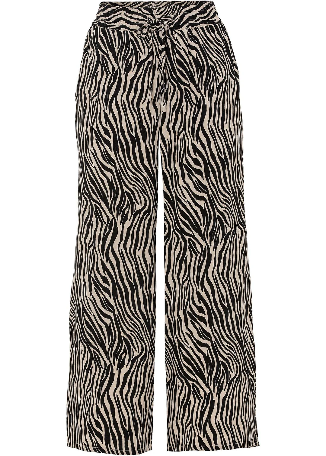 Jupe-culotte imprimée en viscose fluide
