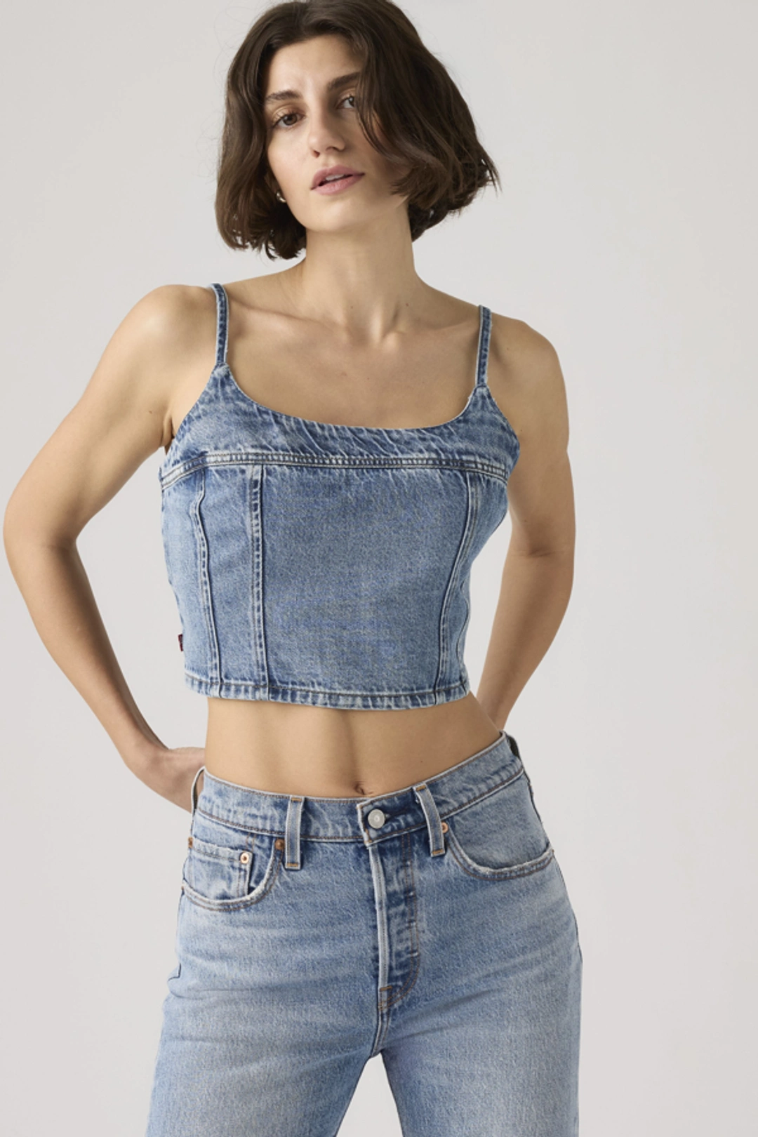 Levi's Haut Débardeur Denim Cami Jadine - Femme - Noir / First Or Last Top - XS
