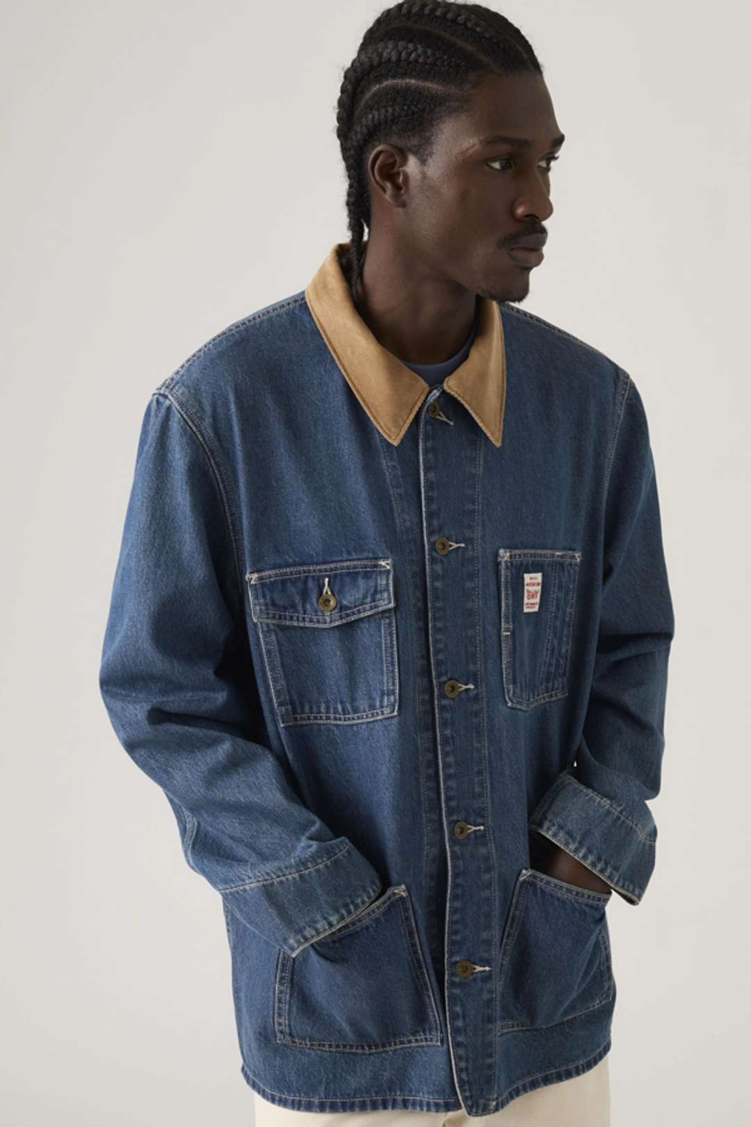 Levi's Veste Chore Berkley - Homme - Bleu / Mornin Classical T - XS