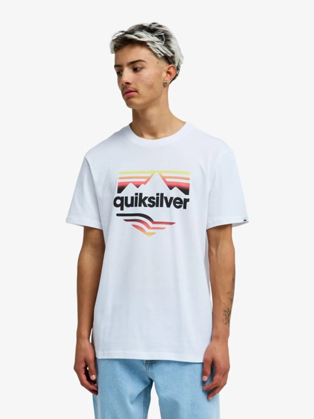 EV Horizon Fade - T-Shirt à manches courtes pour Homme Blanc