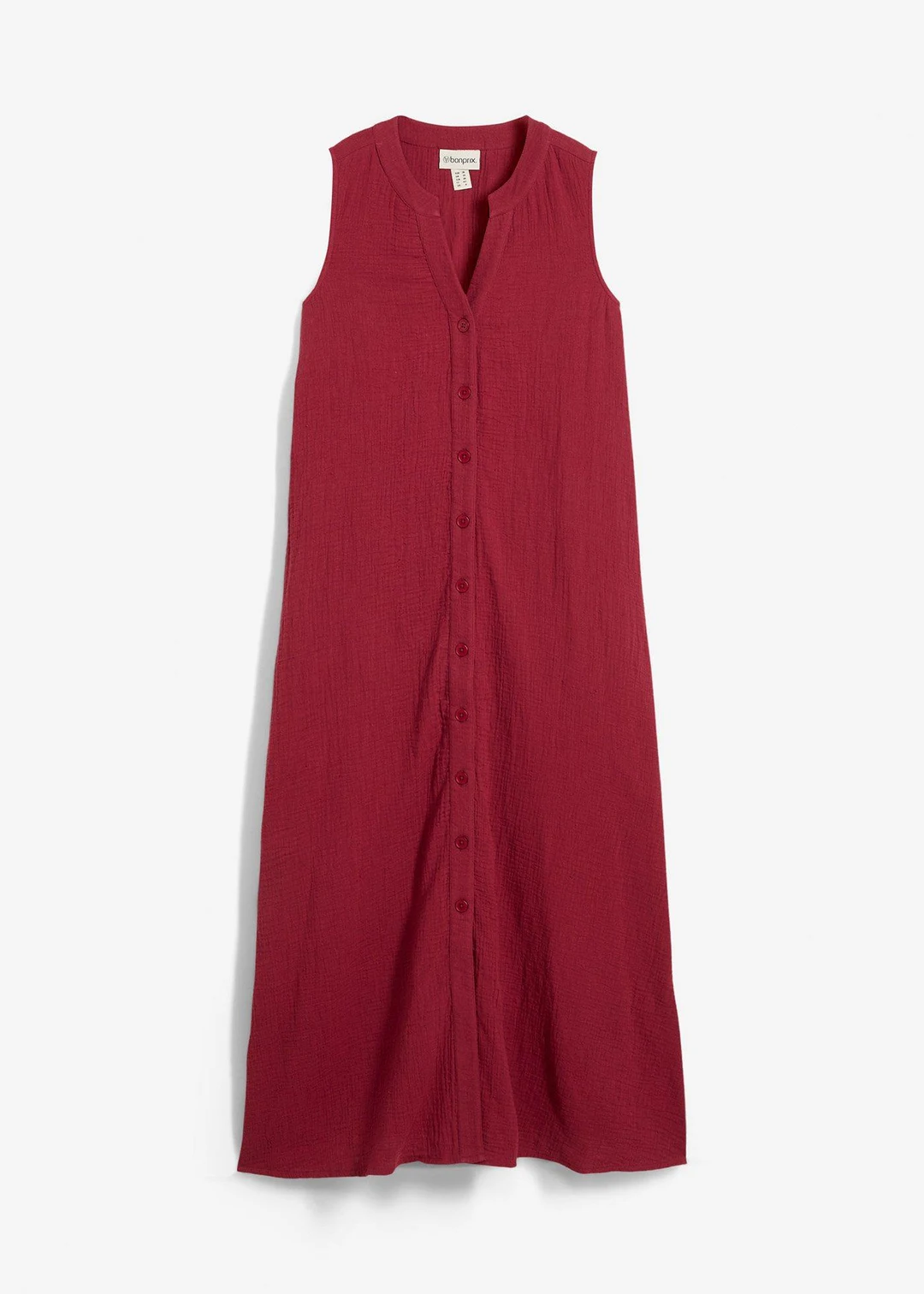 Robe blouse en gaze de coton